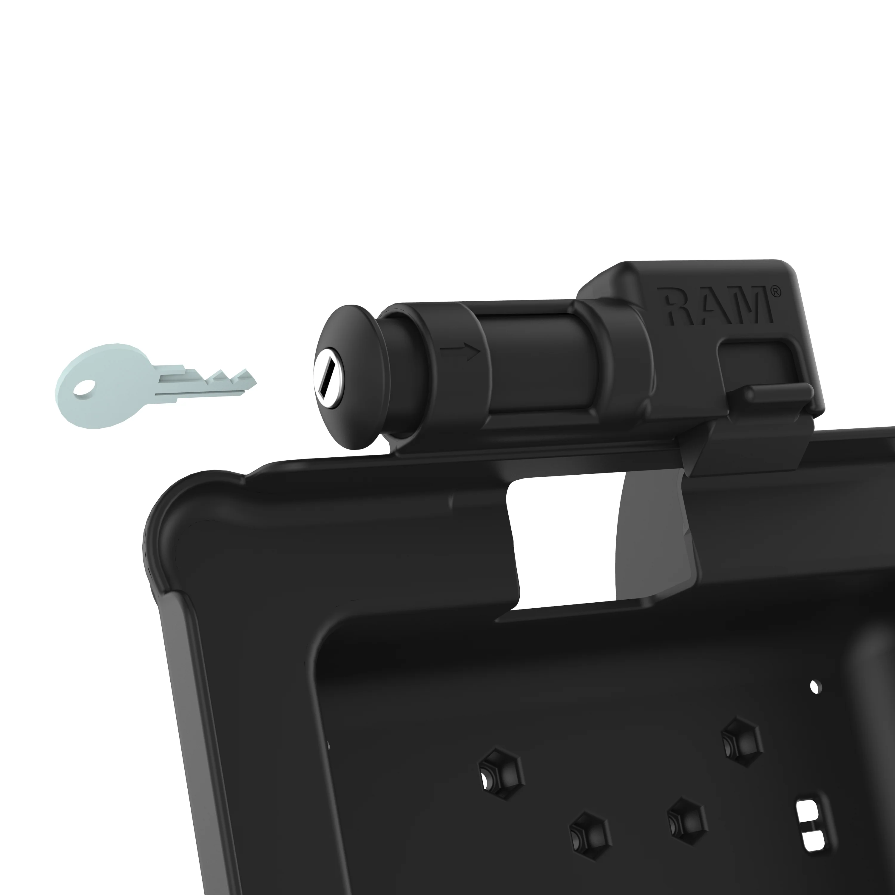 GDS® Key Locking Power + Data Dock for Zebra ET5x 10.1" Series - Image 3