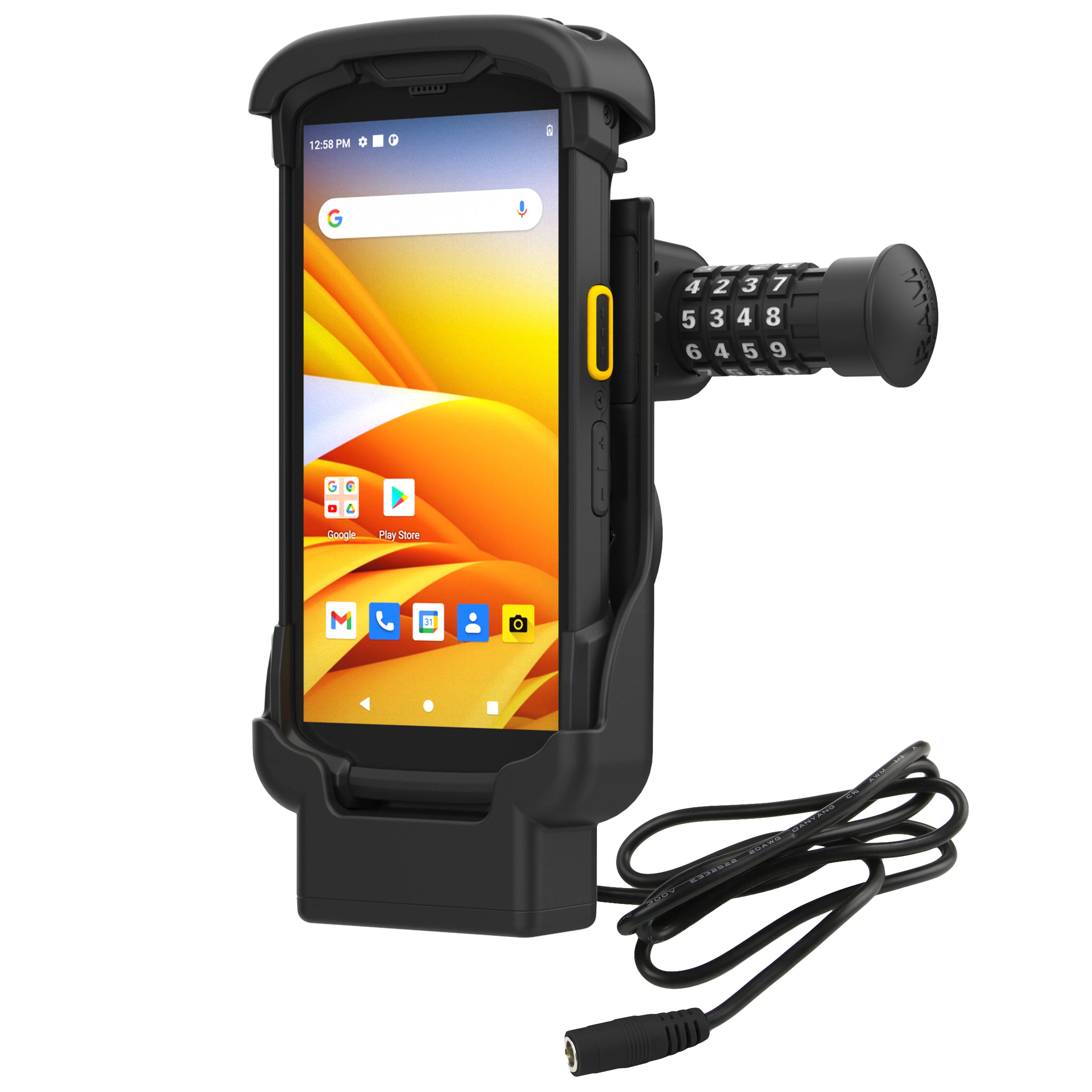 RAM® Combo-Locking Form-Fit Powered Dock for Zebra TC73 & TC78