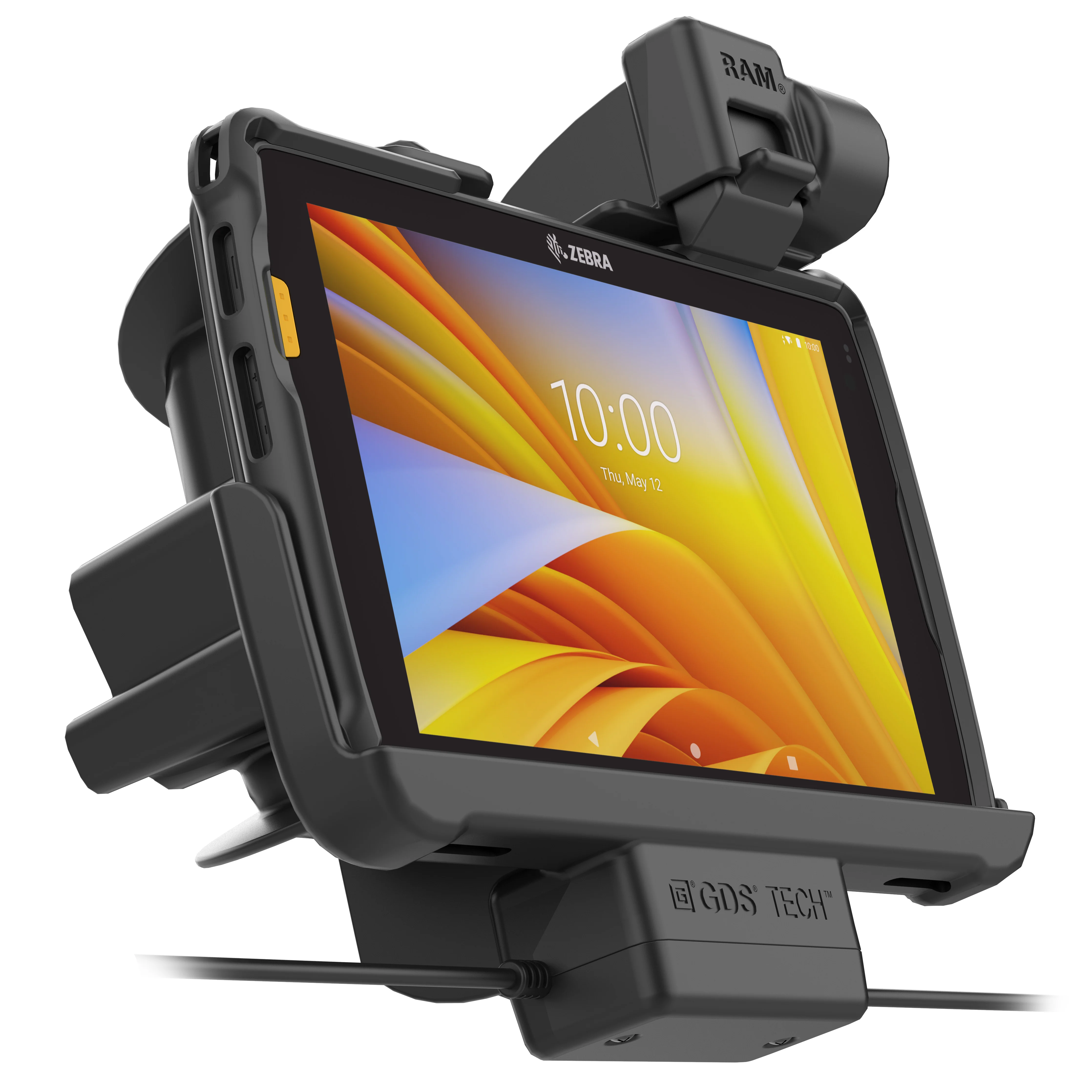 Locking RAM® Tough-Dock™ Power + Dual USB for Zebra ET4x 8" - Image 5