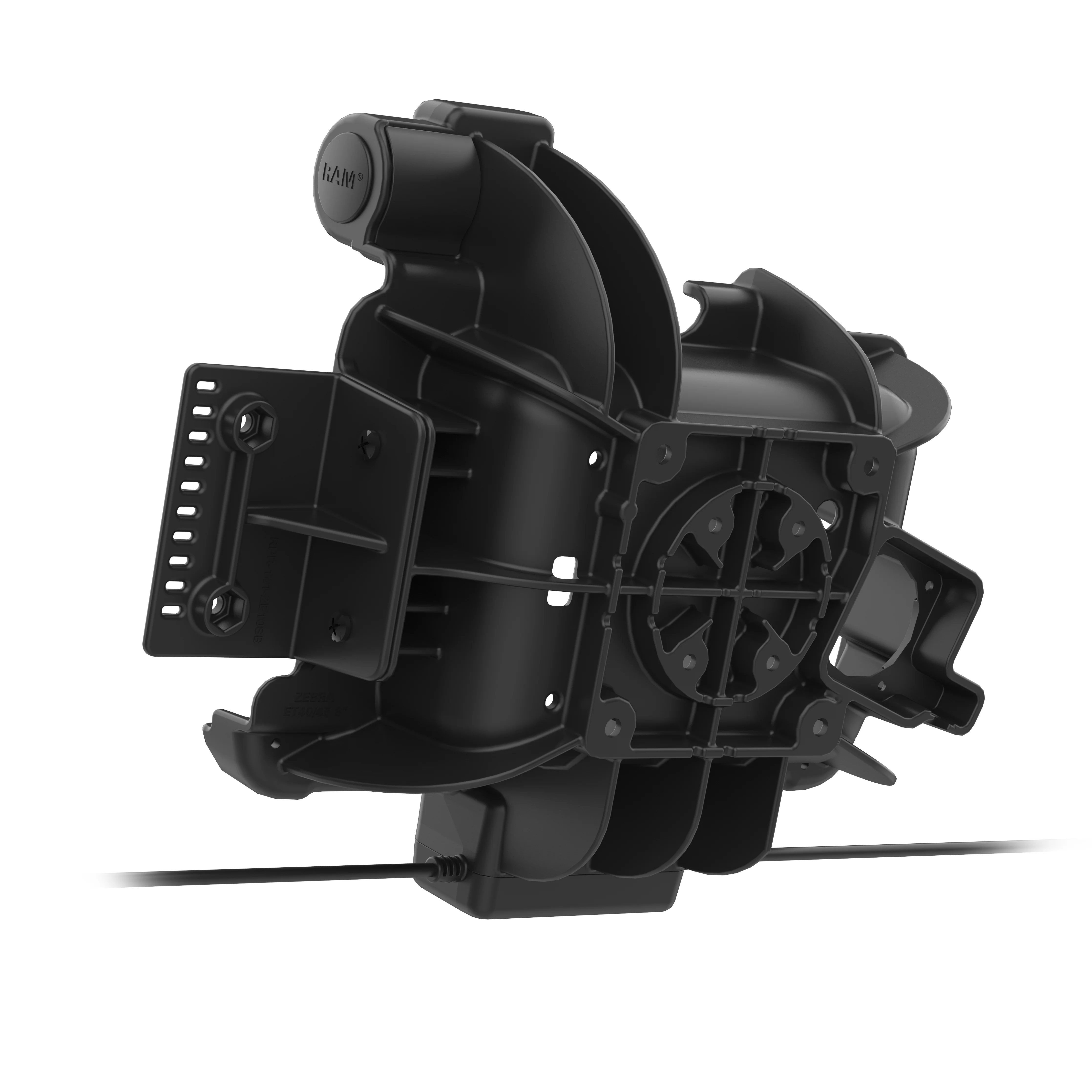 RAM® Tough-Dock™ Power + Dual USB with Latch for Zebra ET4x 8" - Image 3