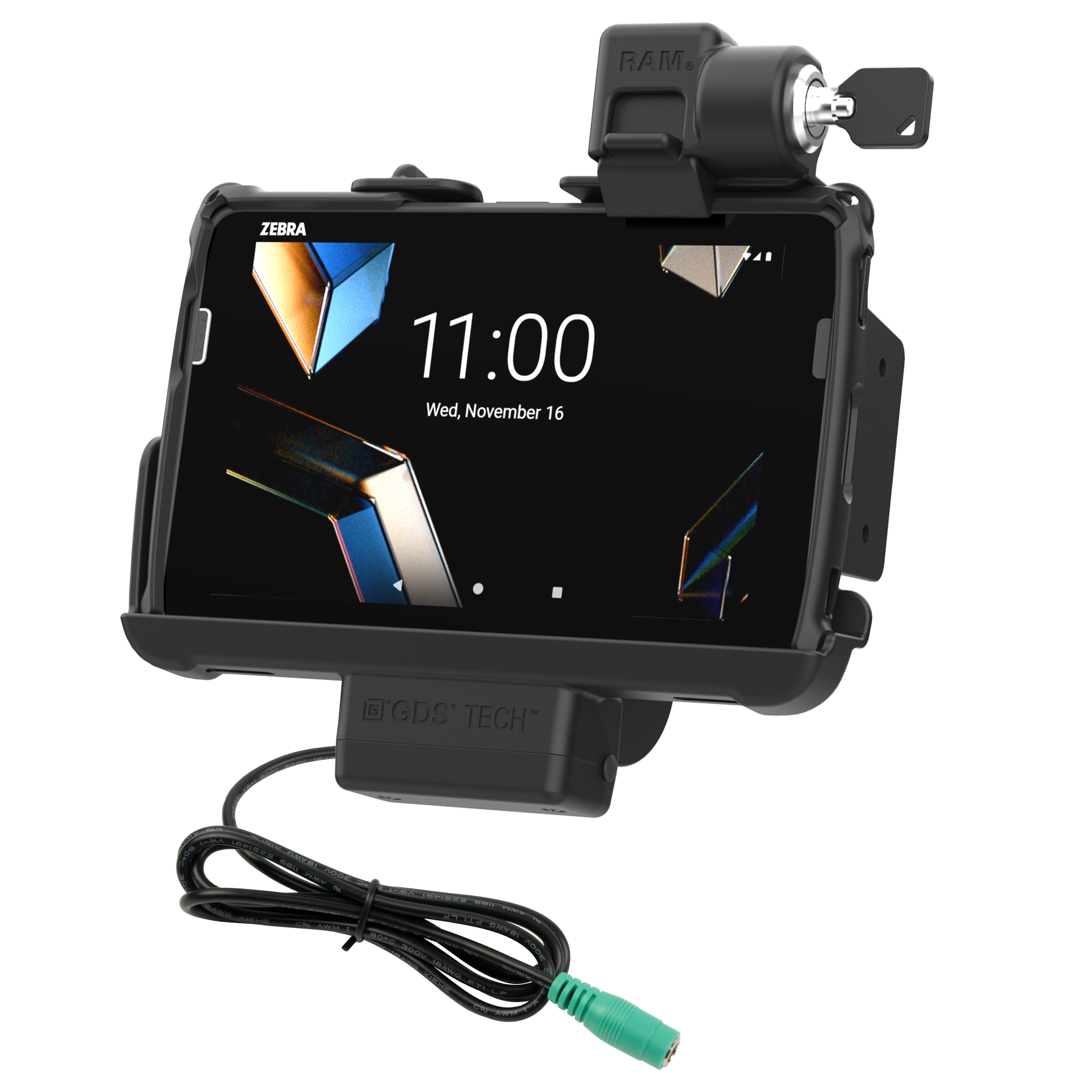Locking RAM® Tough-Dock™ for Zebra ET401 8"