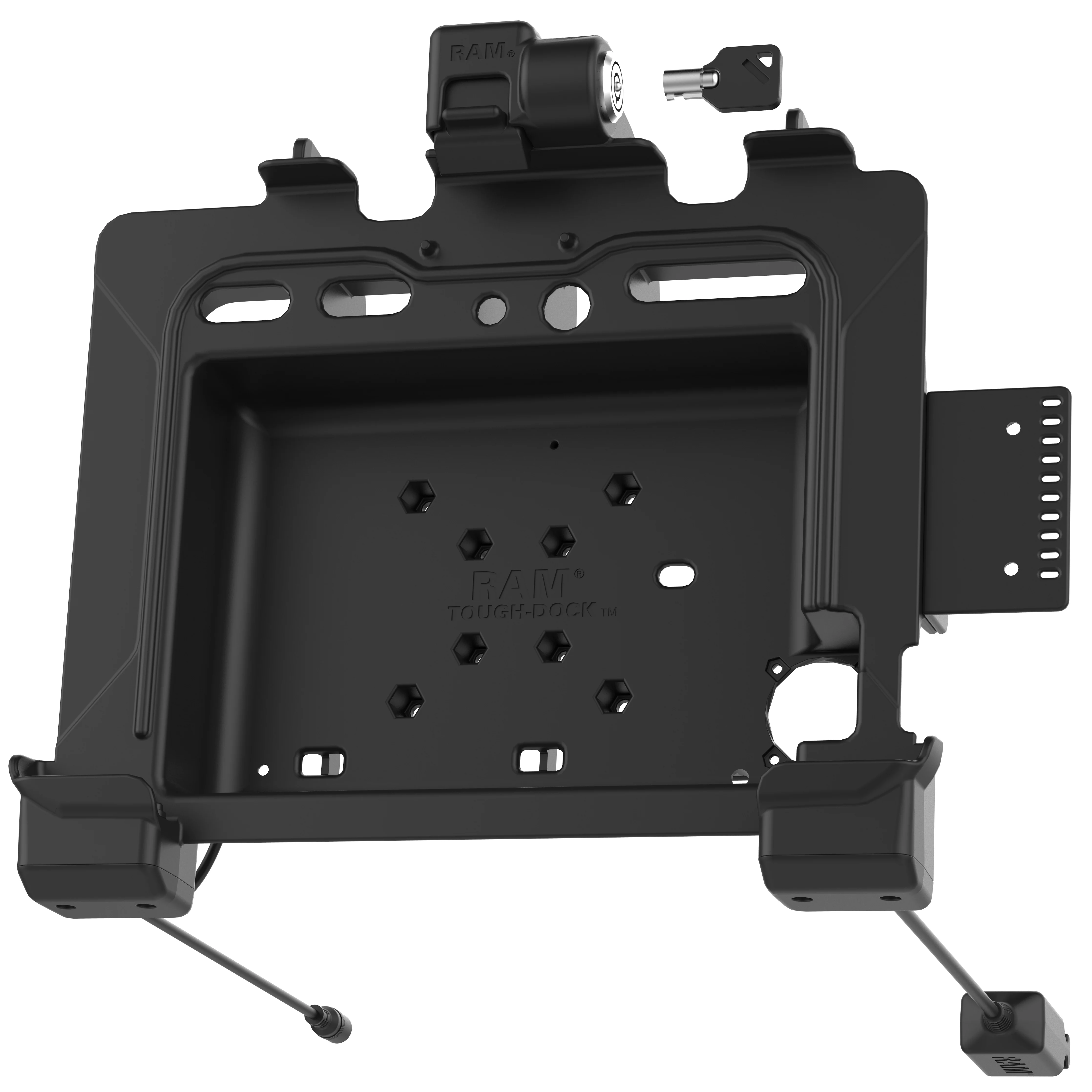 RAM® Power + Dual USB Locking Dock for Zebra ET8x 2-in-1 Tablet - Image 2
