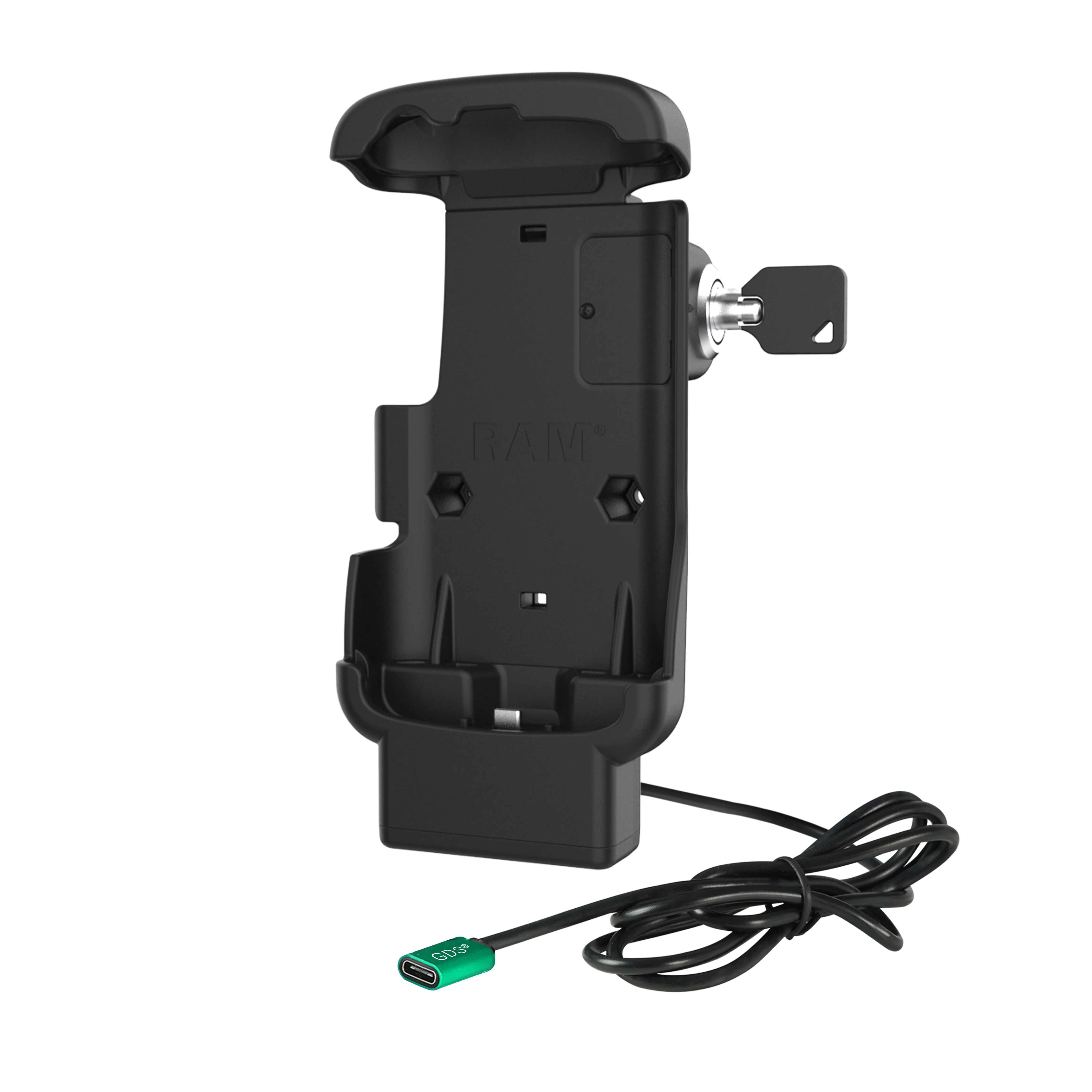 RAM® Locking Form-Fit USB-C Dock for Zebra TC22 & TC27 without Boot - Image 2