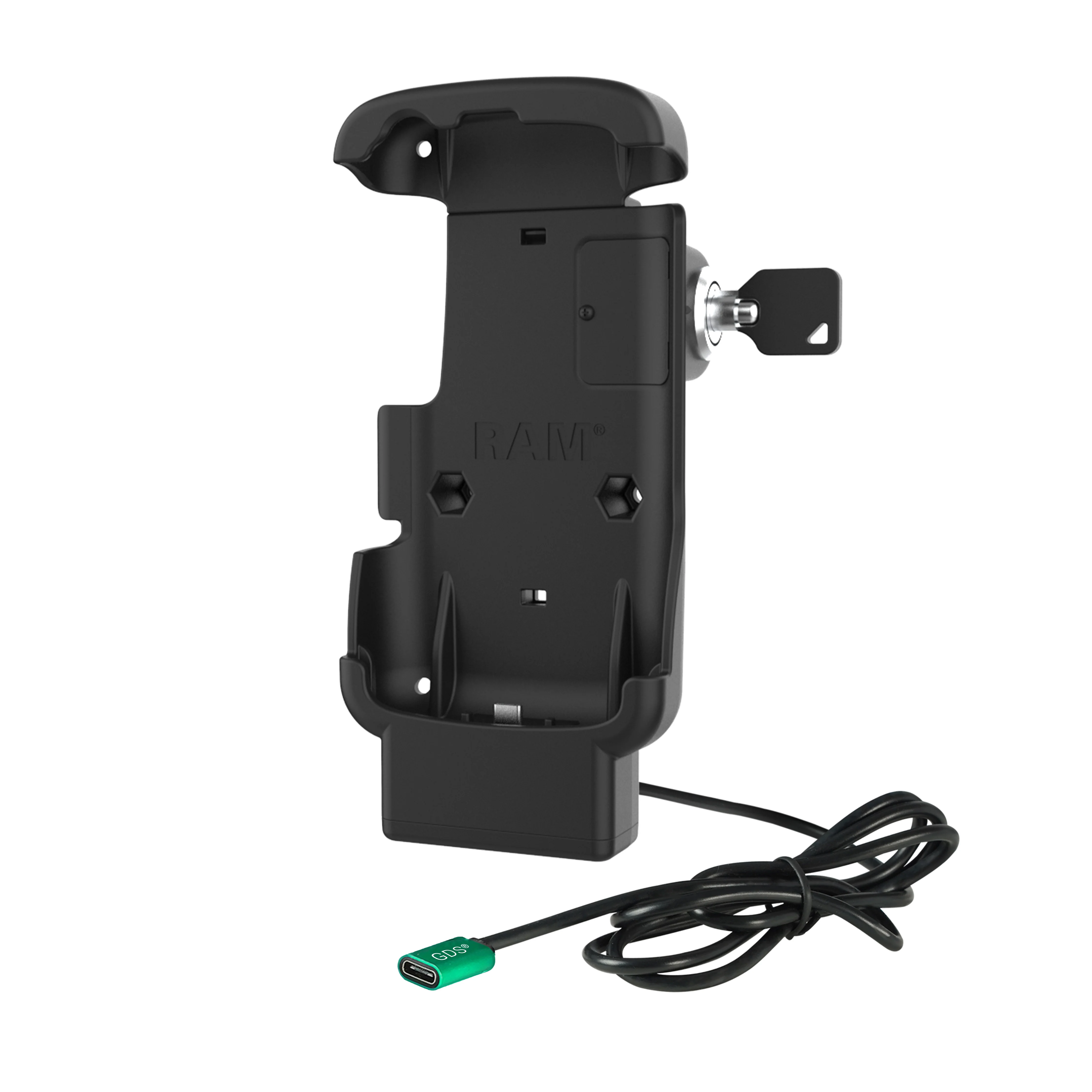 RAM® Locking Form-Fit Powered Dock for Zebra TC22 & TC27 with Boot - Image 2