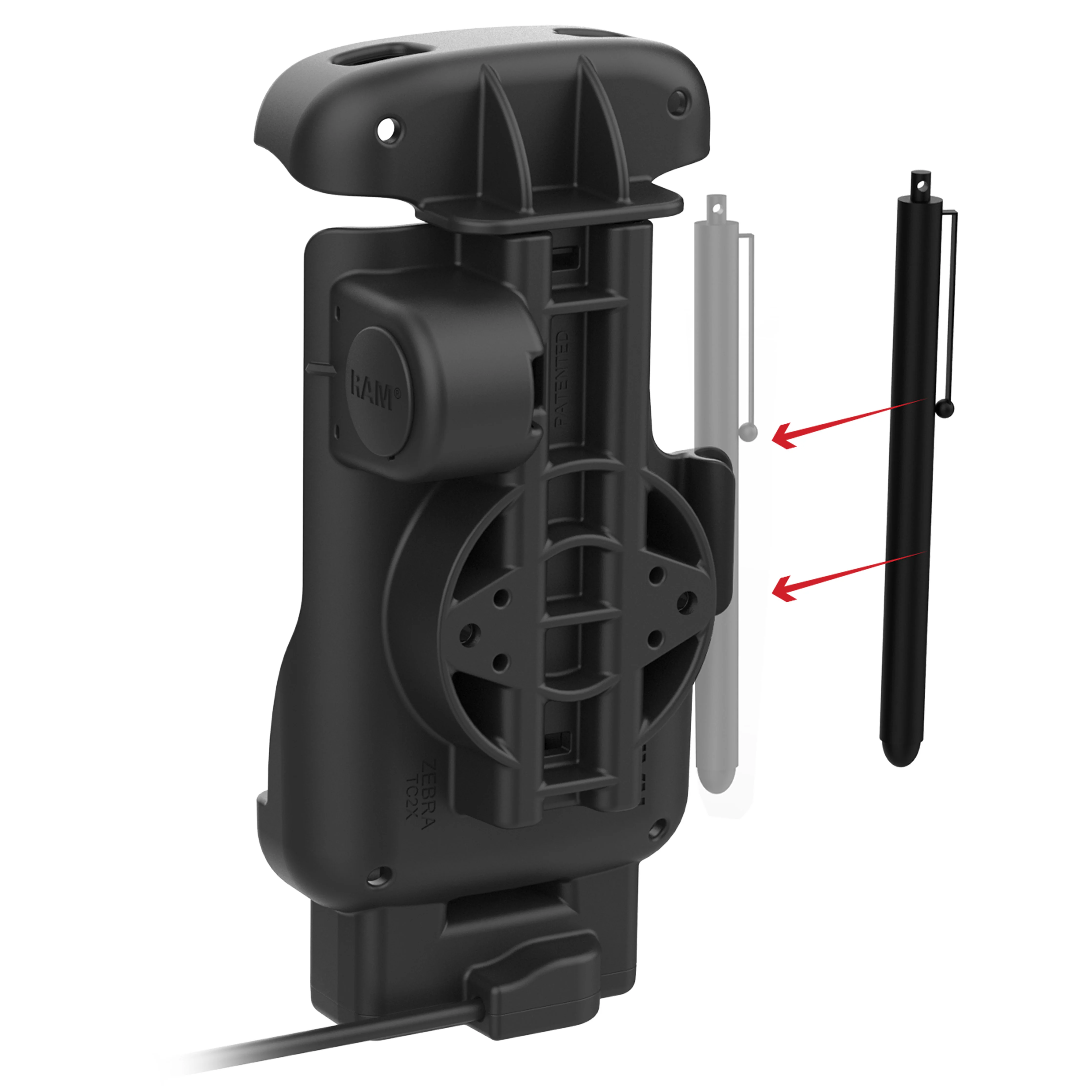 RAM® Form-Fit Powered Dock for Zebra TC22 & TC27 without Boot - Image 3
