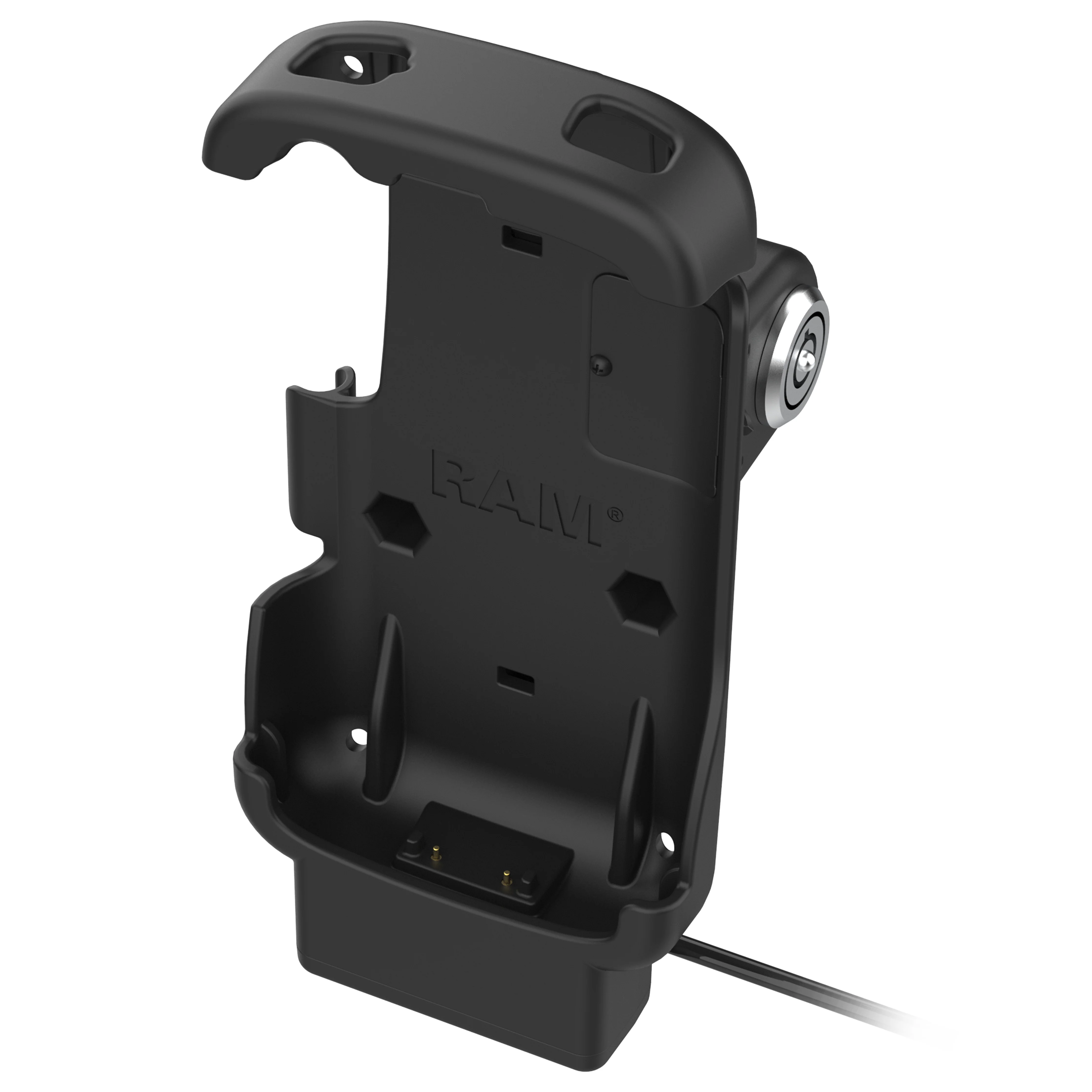 RAM® Locking Form-Fit Powered Dock for Zebra TC22 & TC27 with Boot - Image 4