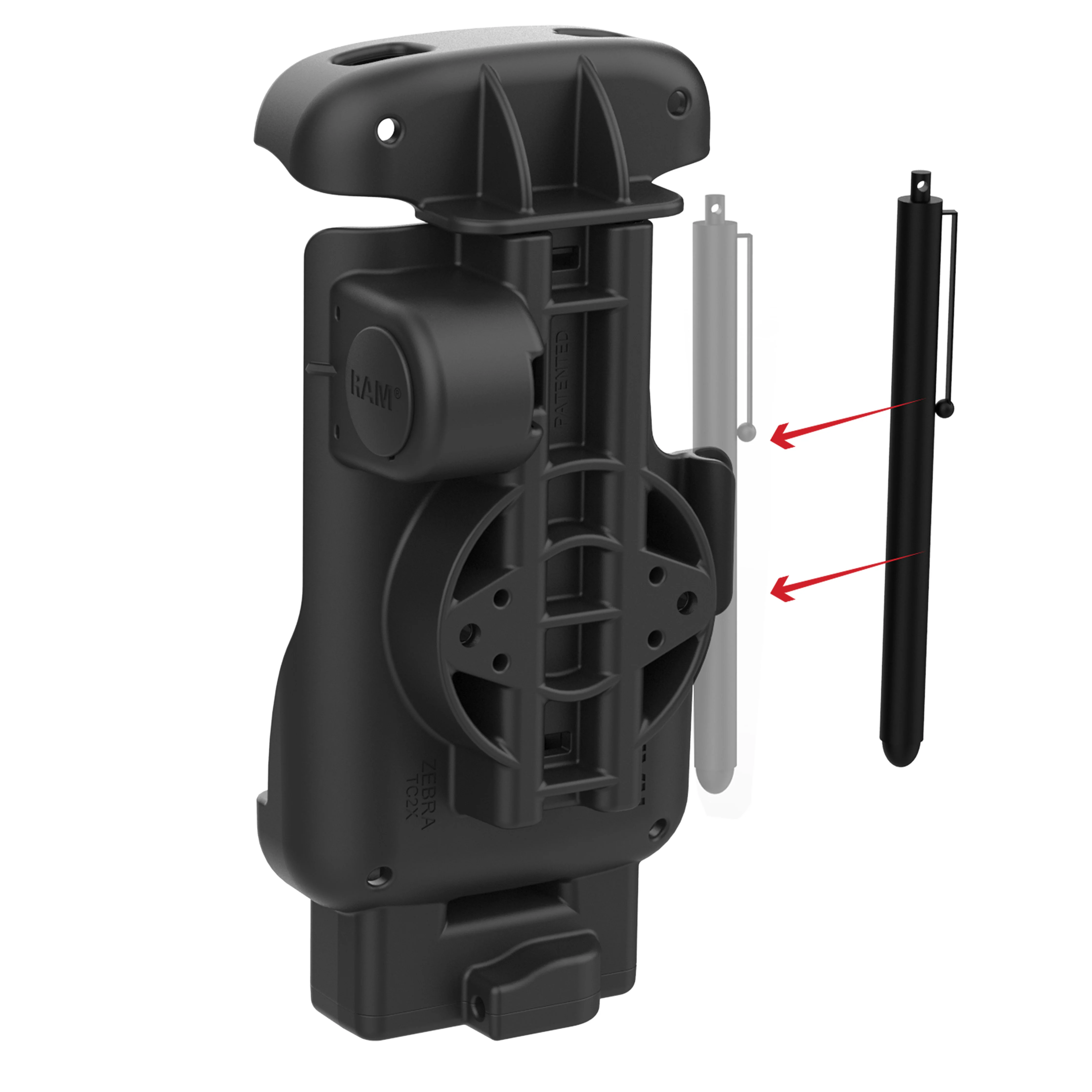 RAM® Form-Fit Holder for Zebra TC22 & TC27 with Boot - Image 3