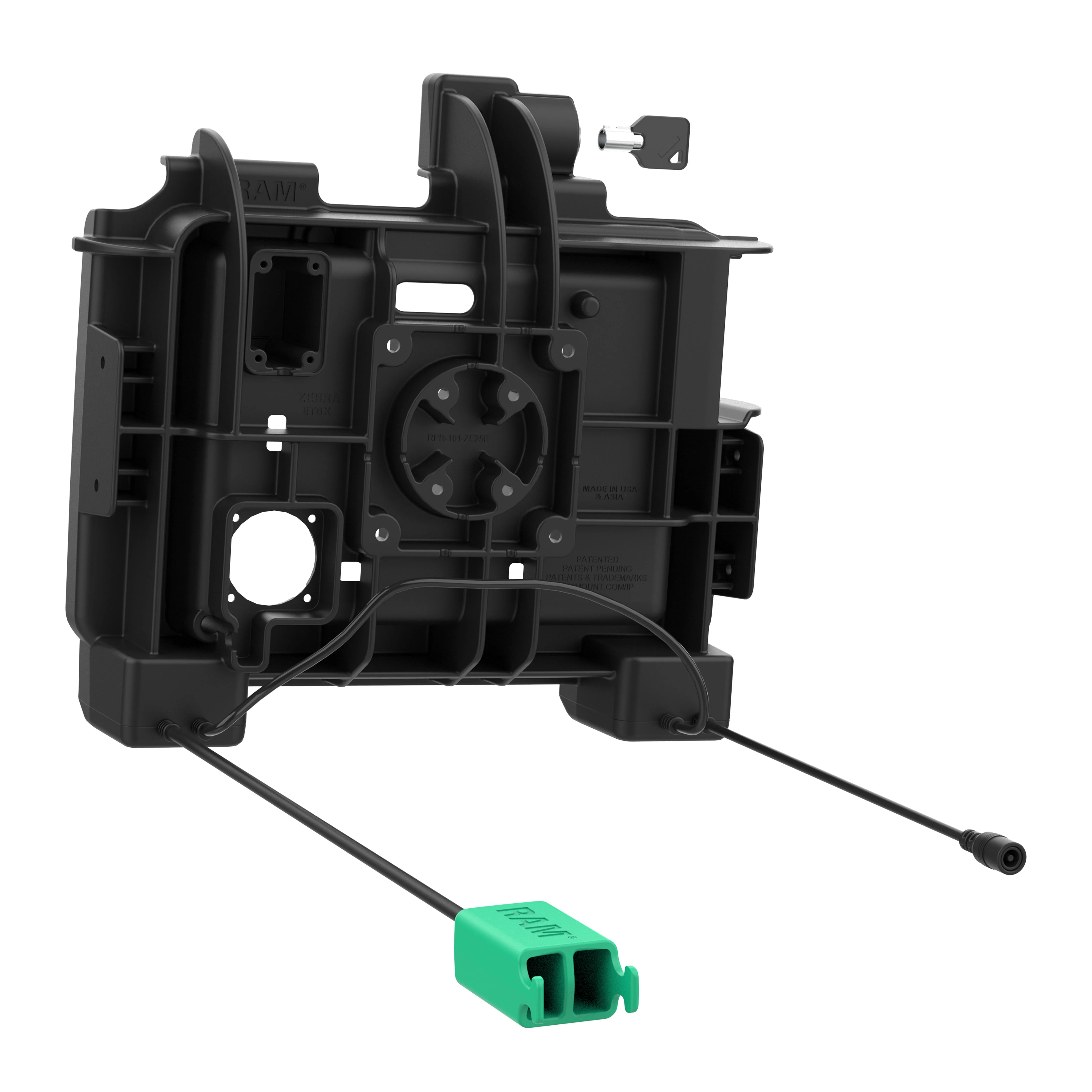 RAM® Power + Dual USB Locking Dock for Zebra ET6x - Image 3