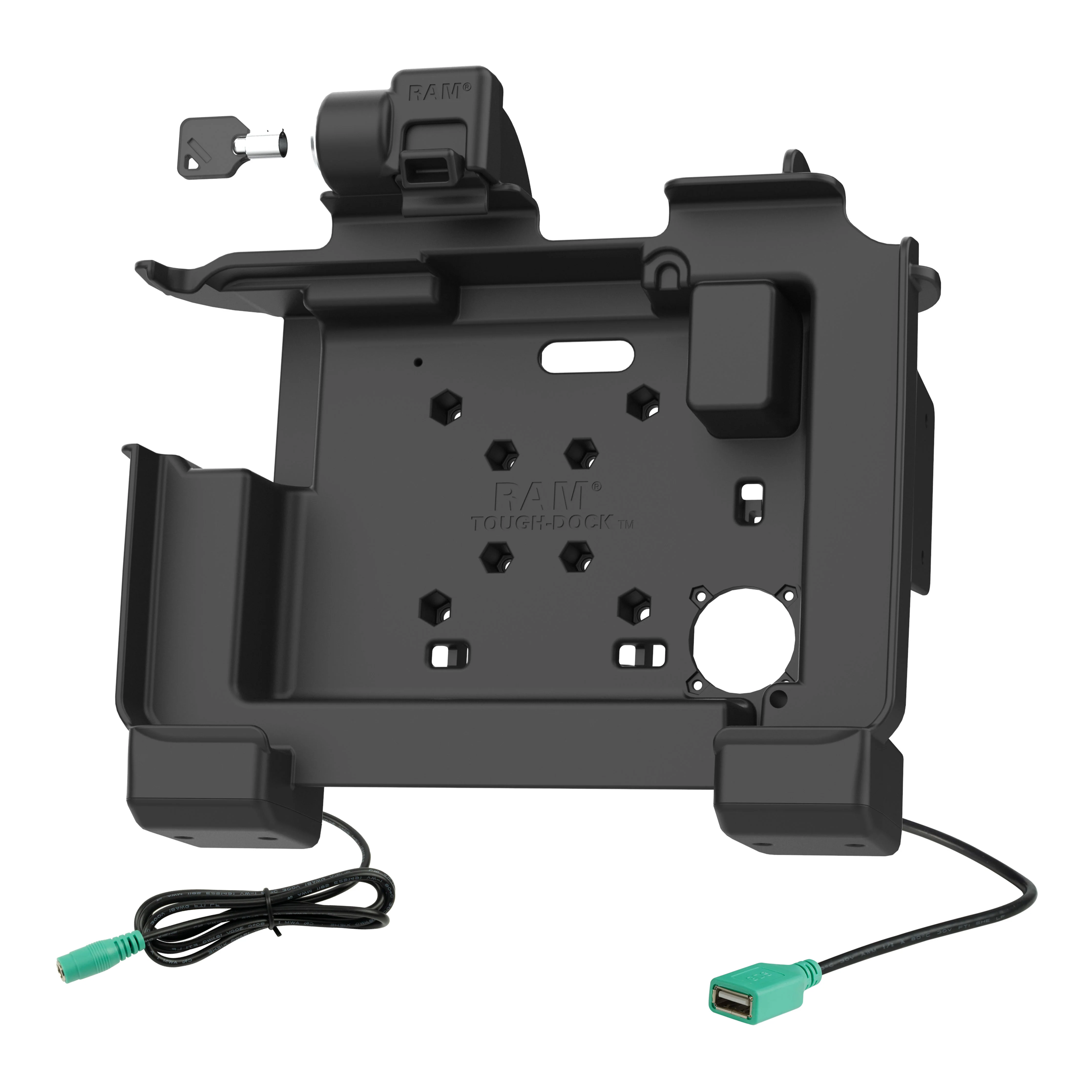 RAM® Power + Data Locking Dock for Zebra ET6x - Heated Pins - Image 2