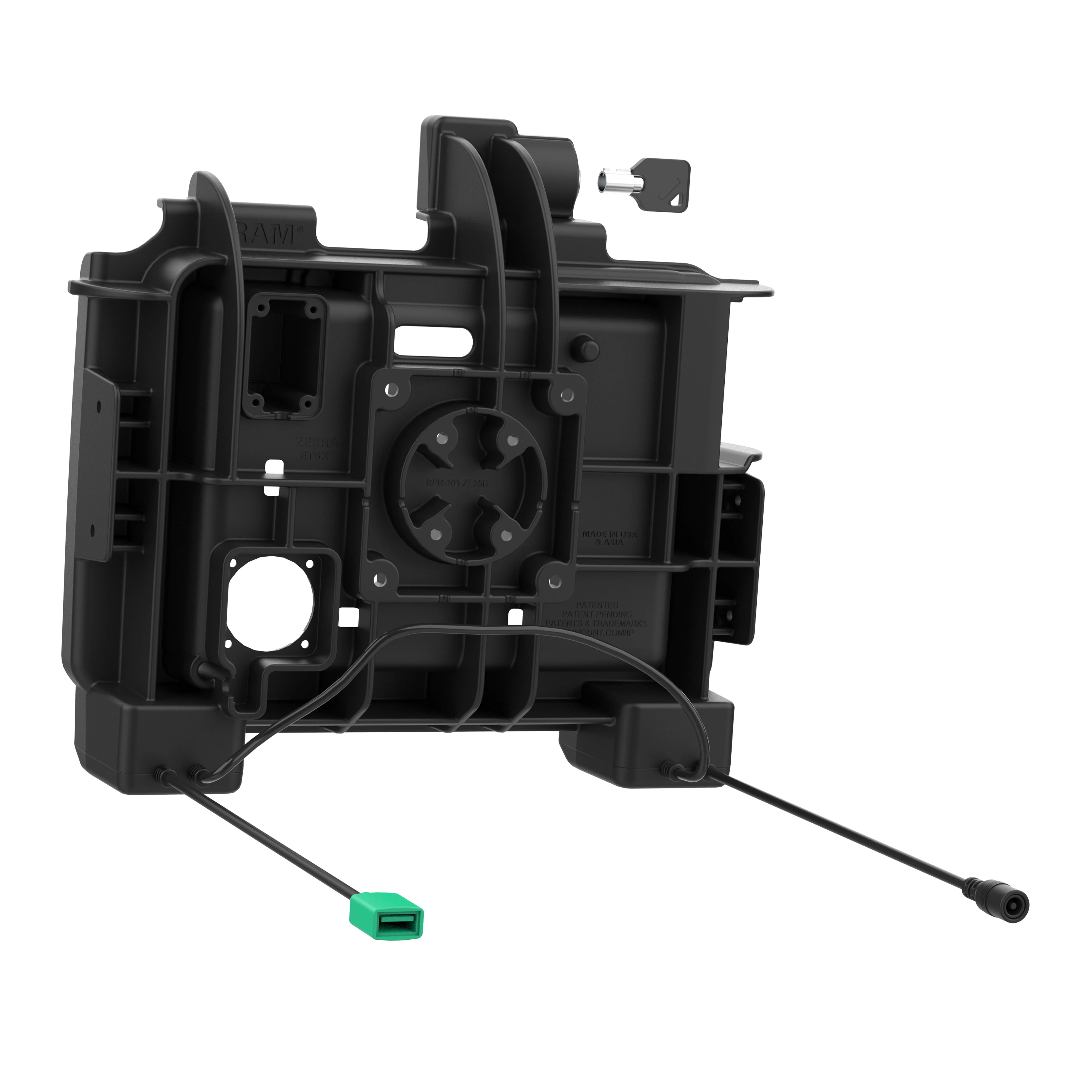 RAM® Power + Data Locking Dock for Zebra ET6x - Heated Pins - Image 3