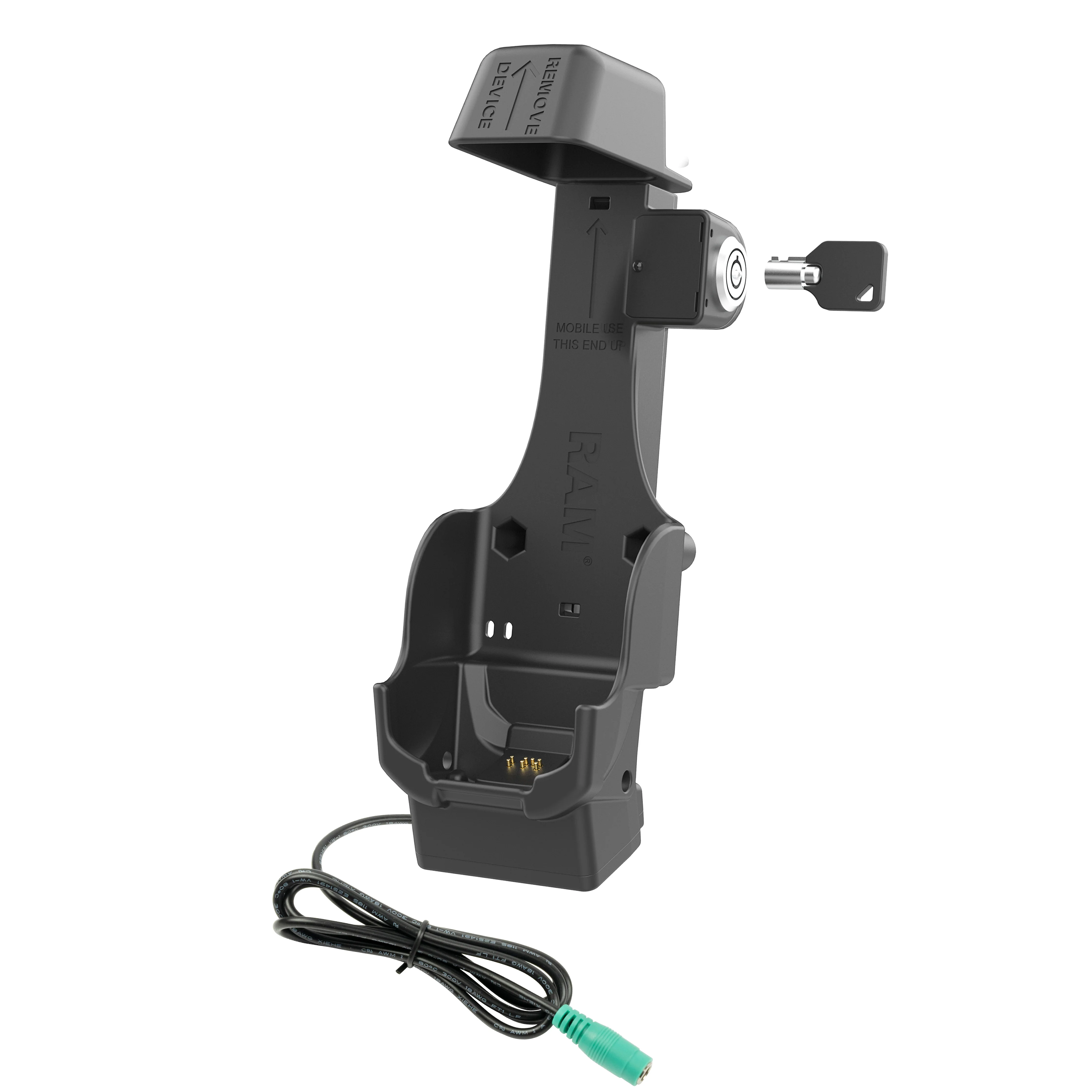 RAM® Locking Powered Dock for Zebra TC8300 - Heated Pins - Image 2