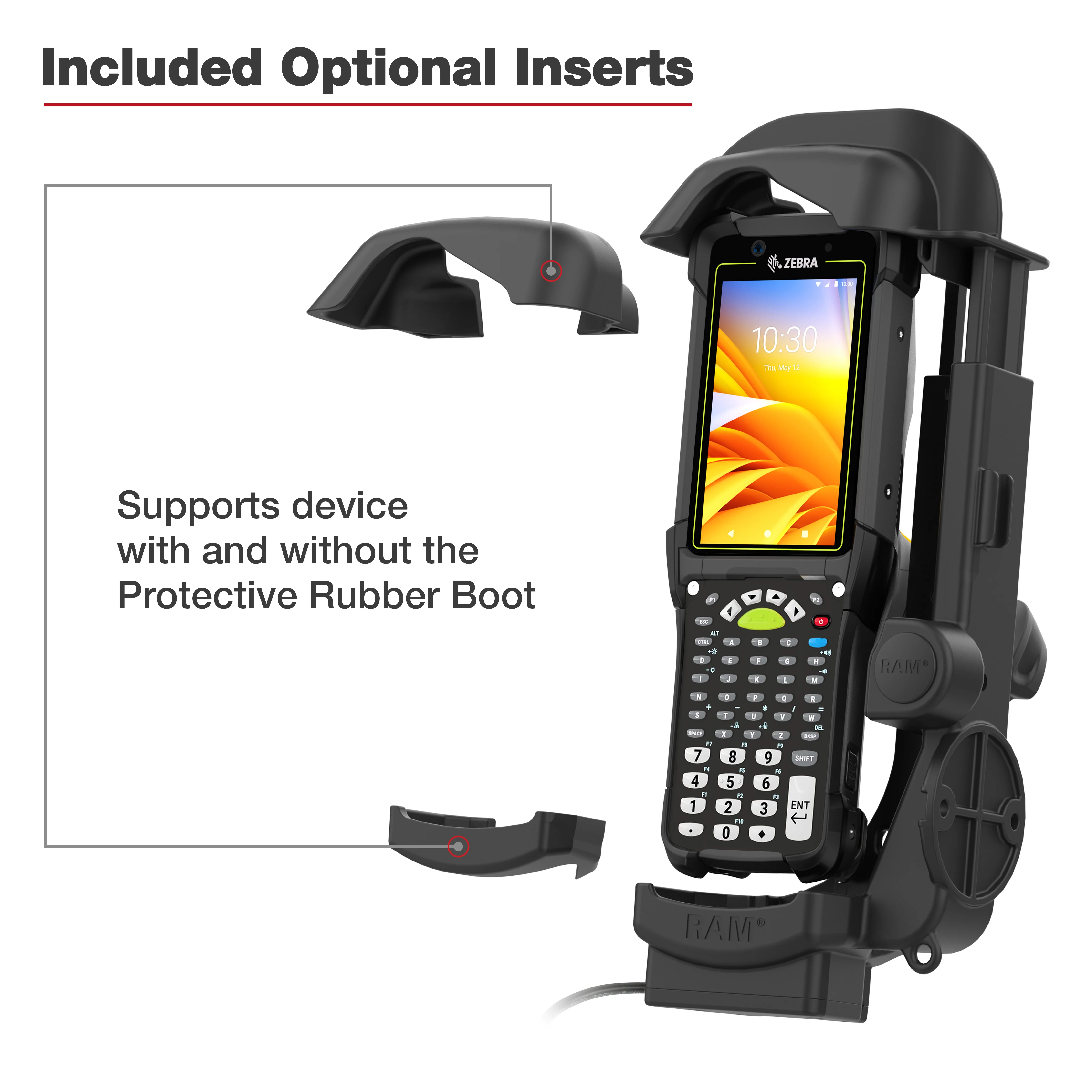 RAM® Powered Dock for Zebra MC9400 & MC9300 - Image 6