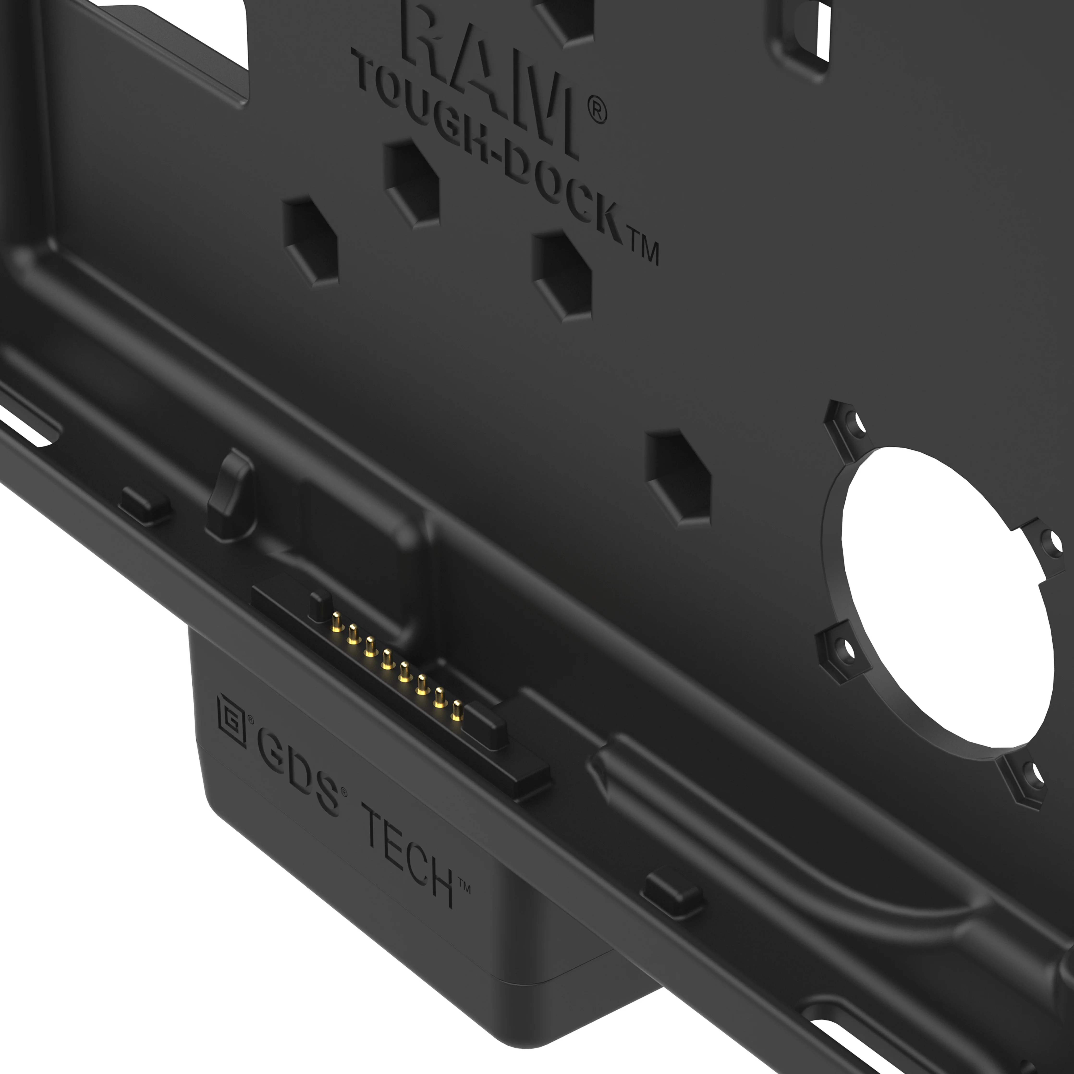 Locking RAM® Thin-Dock™ + Dual USB for Zebra ET401 10" - Image 6