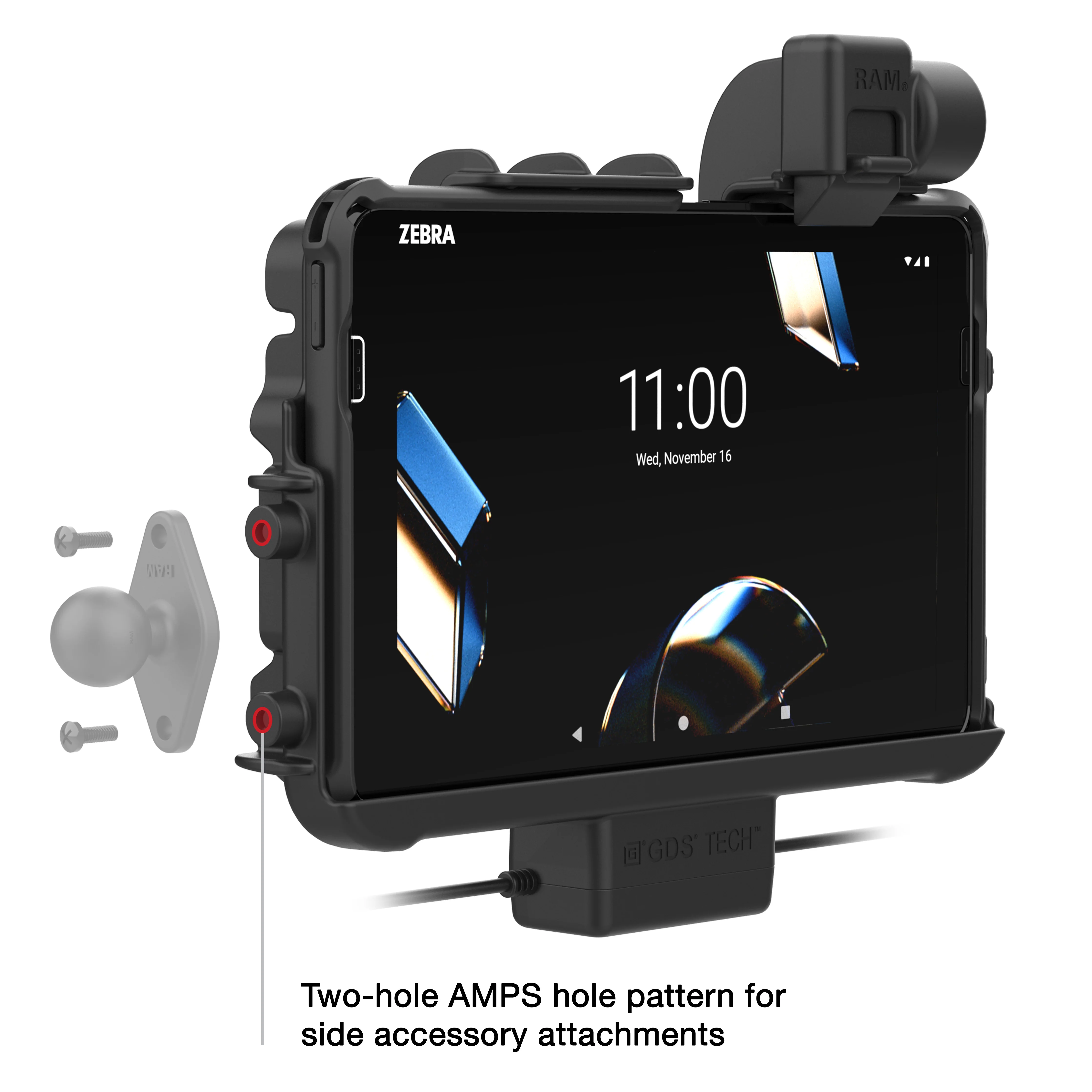 Locking RAM® Thin-Dock™ + Data for Zebra ET401 10" - Image 7
