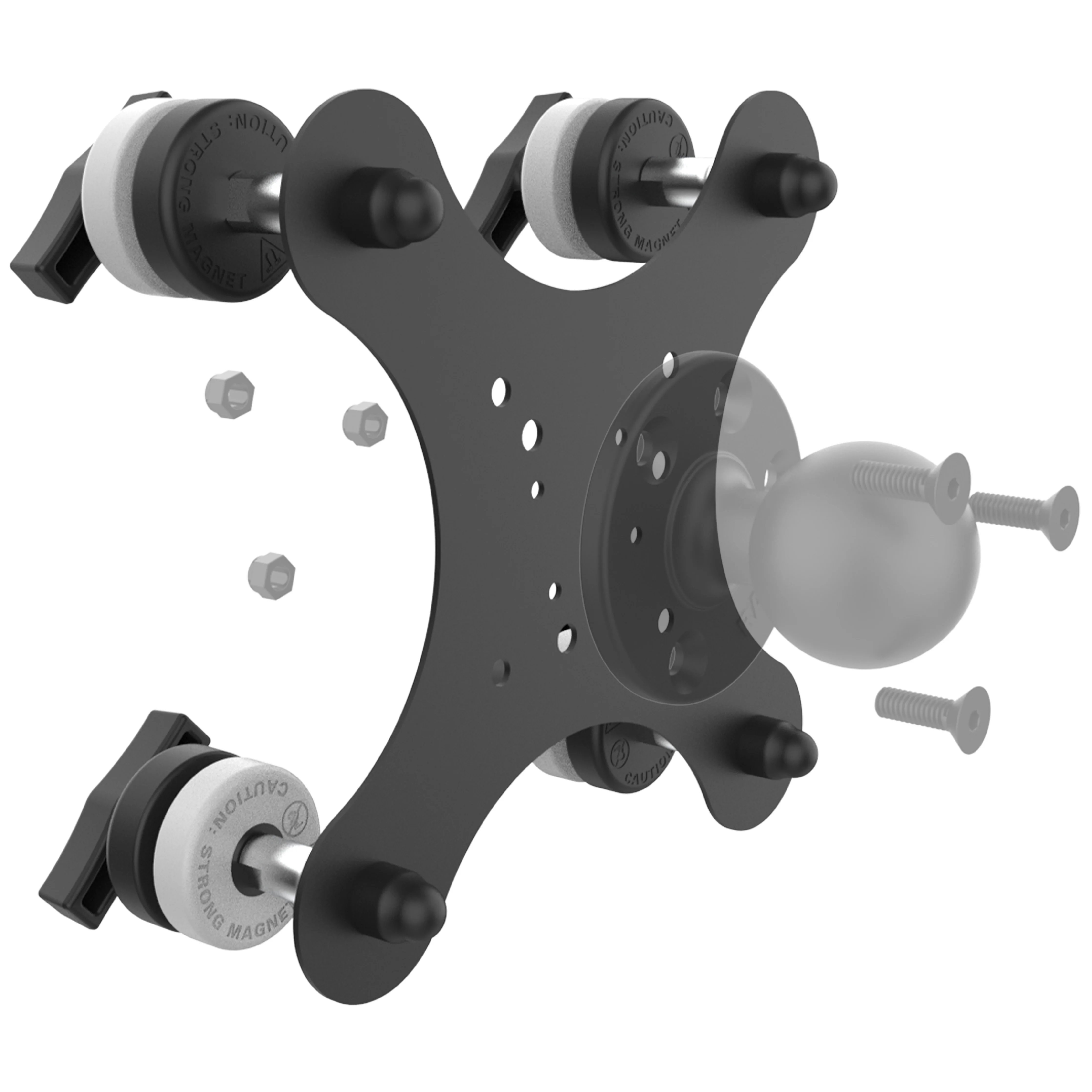 RAM® Tough-Mag™ 48MM 4-Point Pivoting Magnetic Mounting Base - Image 5