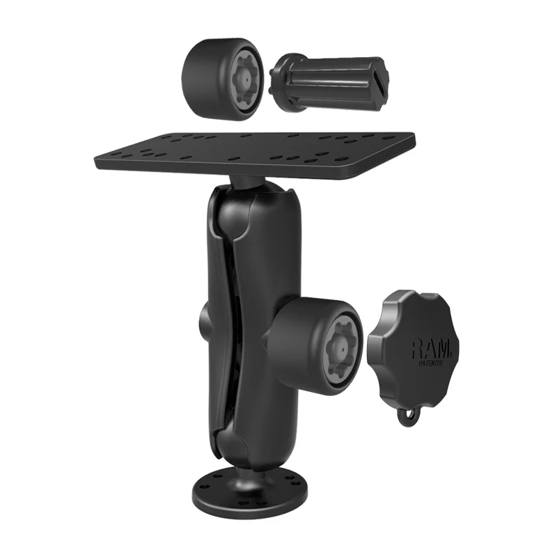 RAM® Pin-Lock™ Marine Electronic Mount with Gimbal Knob - C Size Medium - Image 2