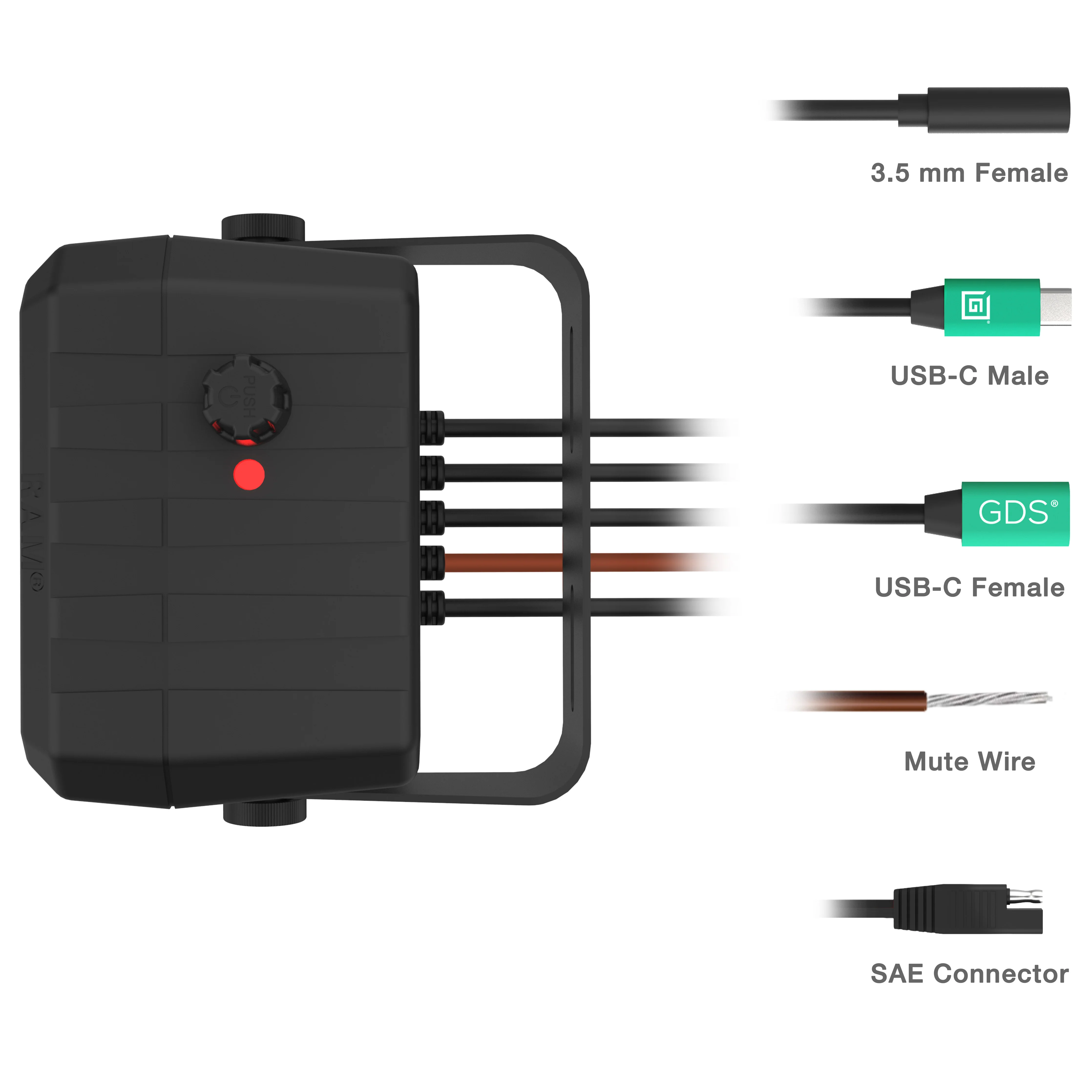 GDS® Audio™ Amplified Speaker with PTT & USB-C - Image 3