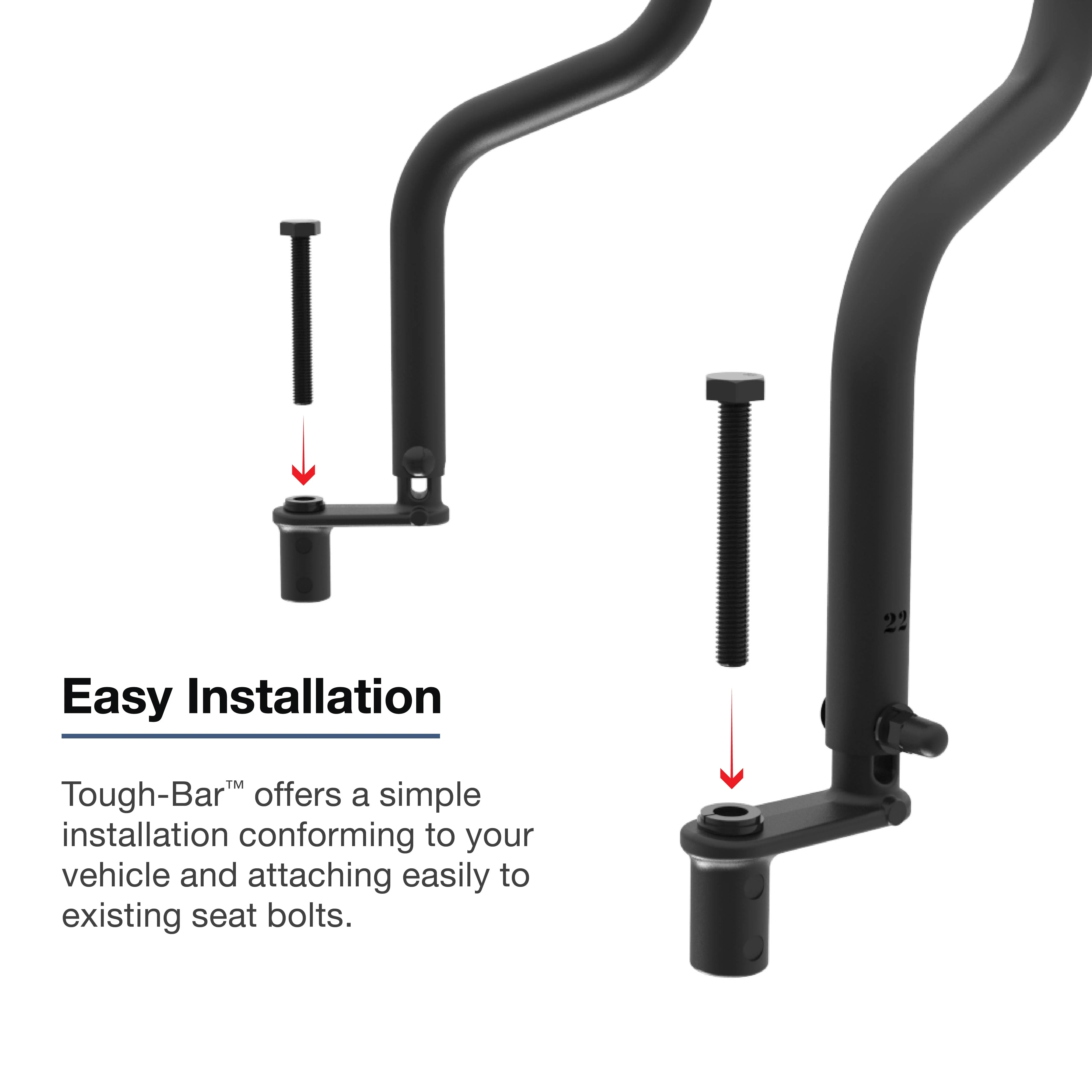 RAM® Tough-Bar™ for '25-26 Ford Interceptor - Setina Console & 8" Screen - Image 2