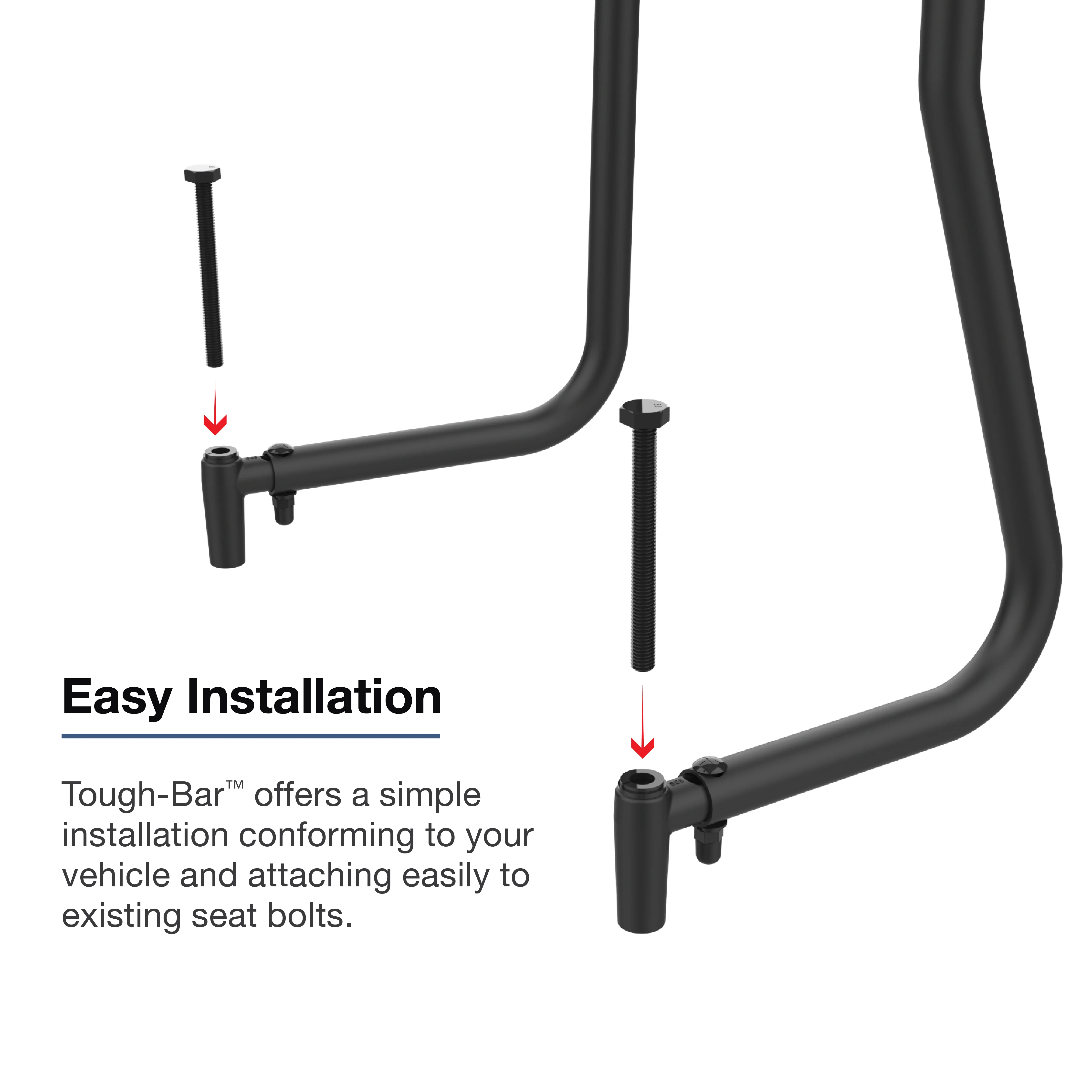 RAM® Tough-Bar™ for '22-26 Silverado (Console) 13.4" Display, + Sierra - Image 2
