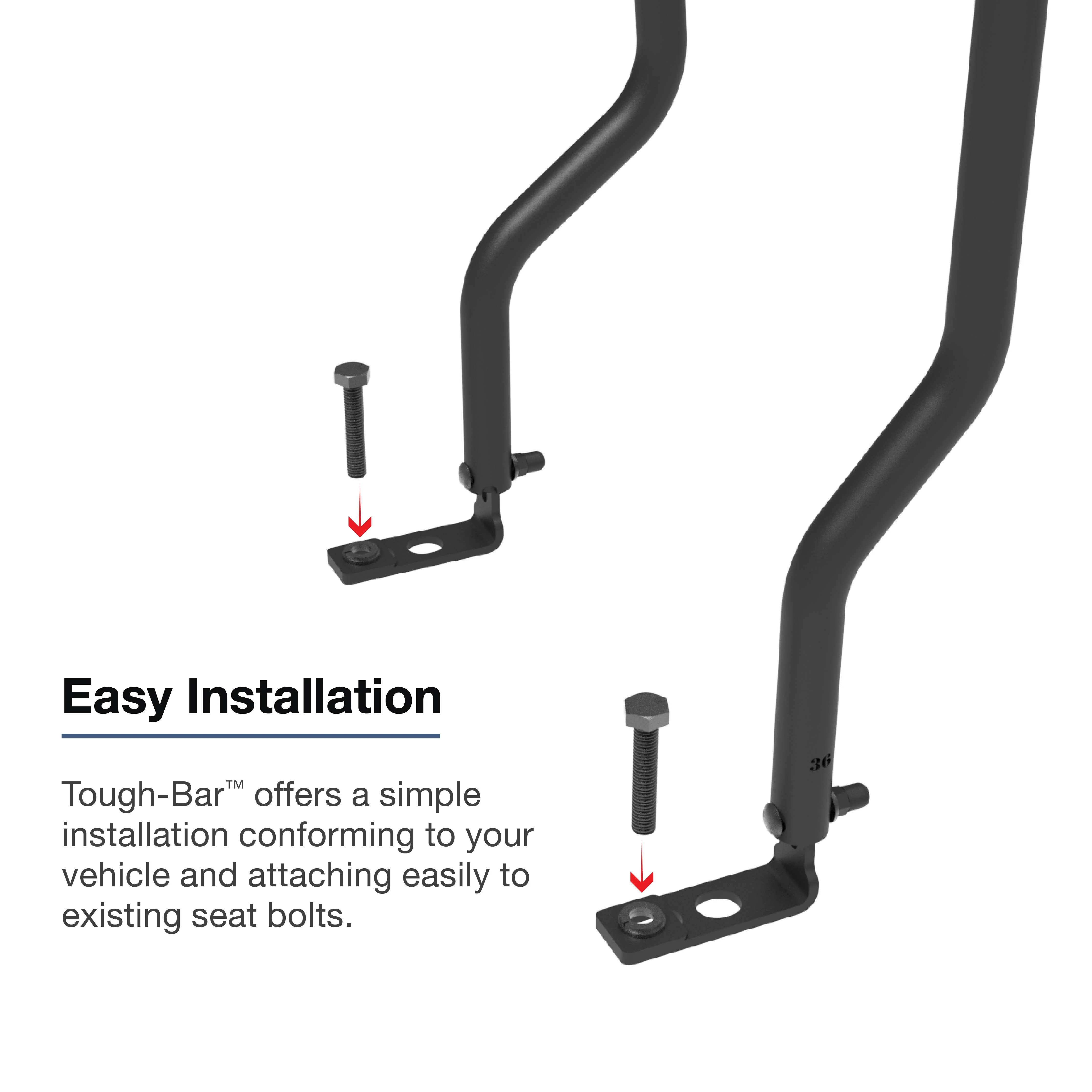 RAM® Tough-Bar™ for '24-26 Jeep Wrangler & Gladiator - Image 2