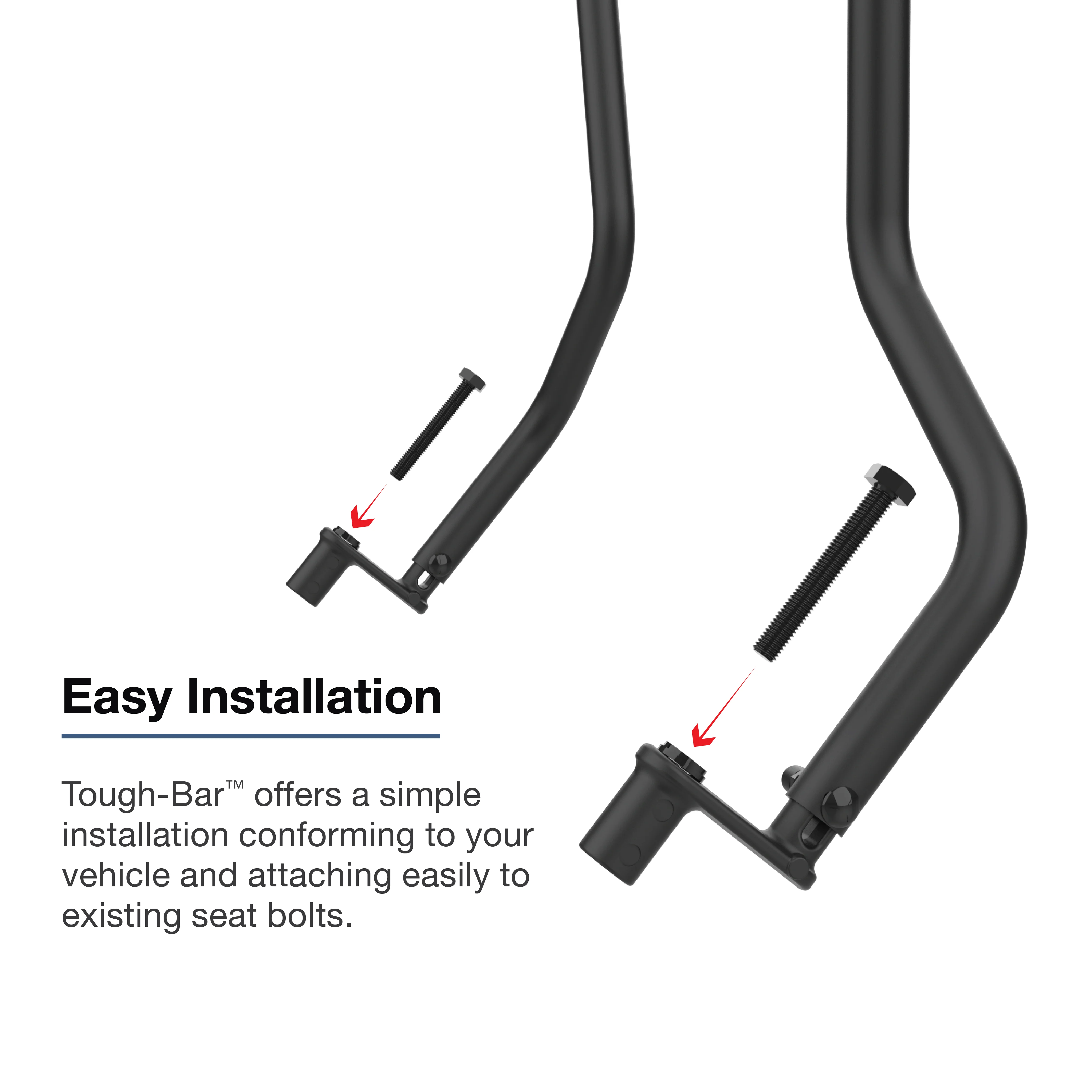 RAM® Tough-Bar™ for '19-26 Ram 1500 (Bench Seat) 8.4" & 12" Display - Image 2