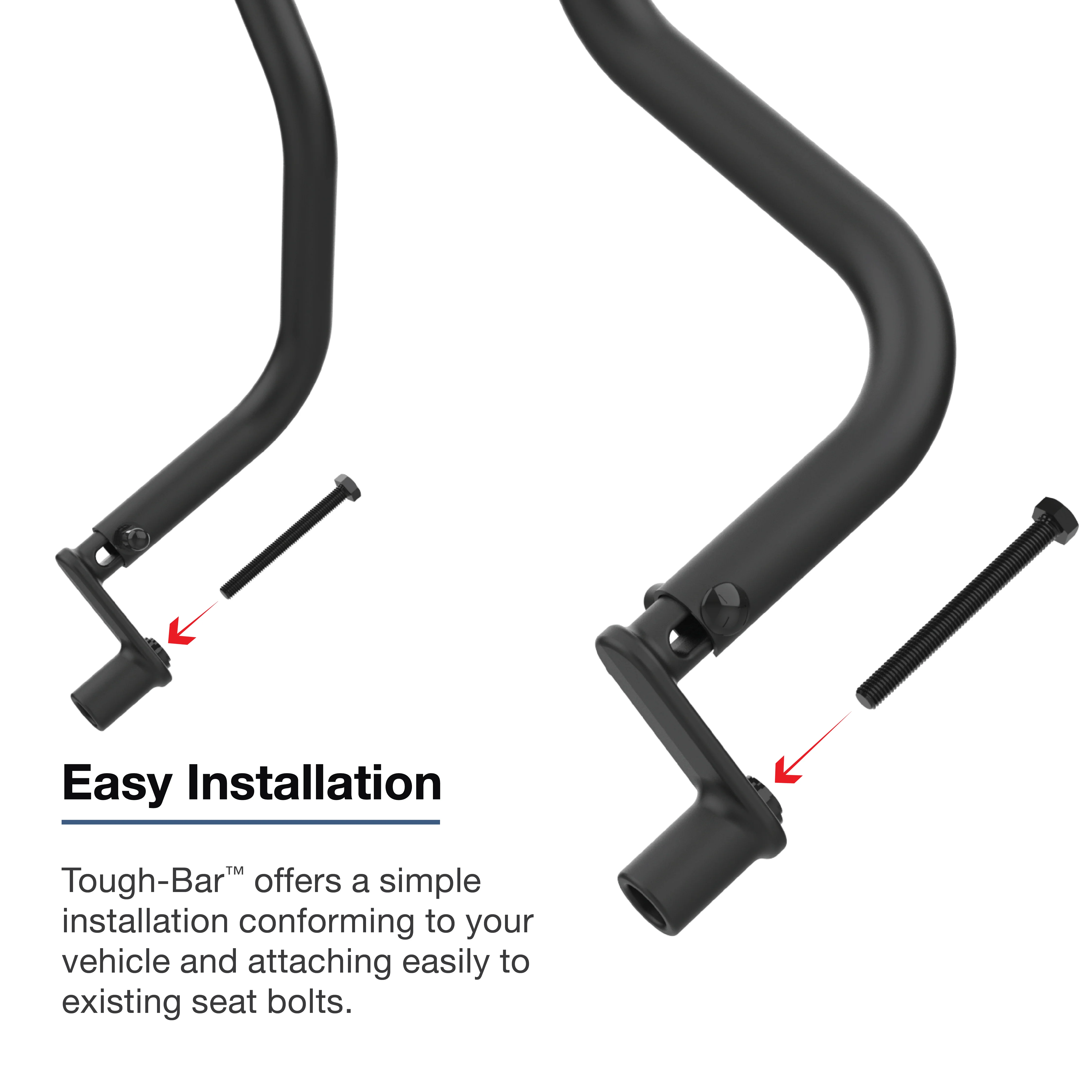 RAM® Tough-Bar™ for '19-26 Ram 2500 & 3500 Bench Seat 8.4" & 12" Display - Image 2