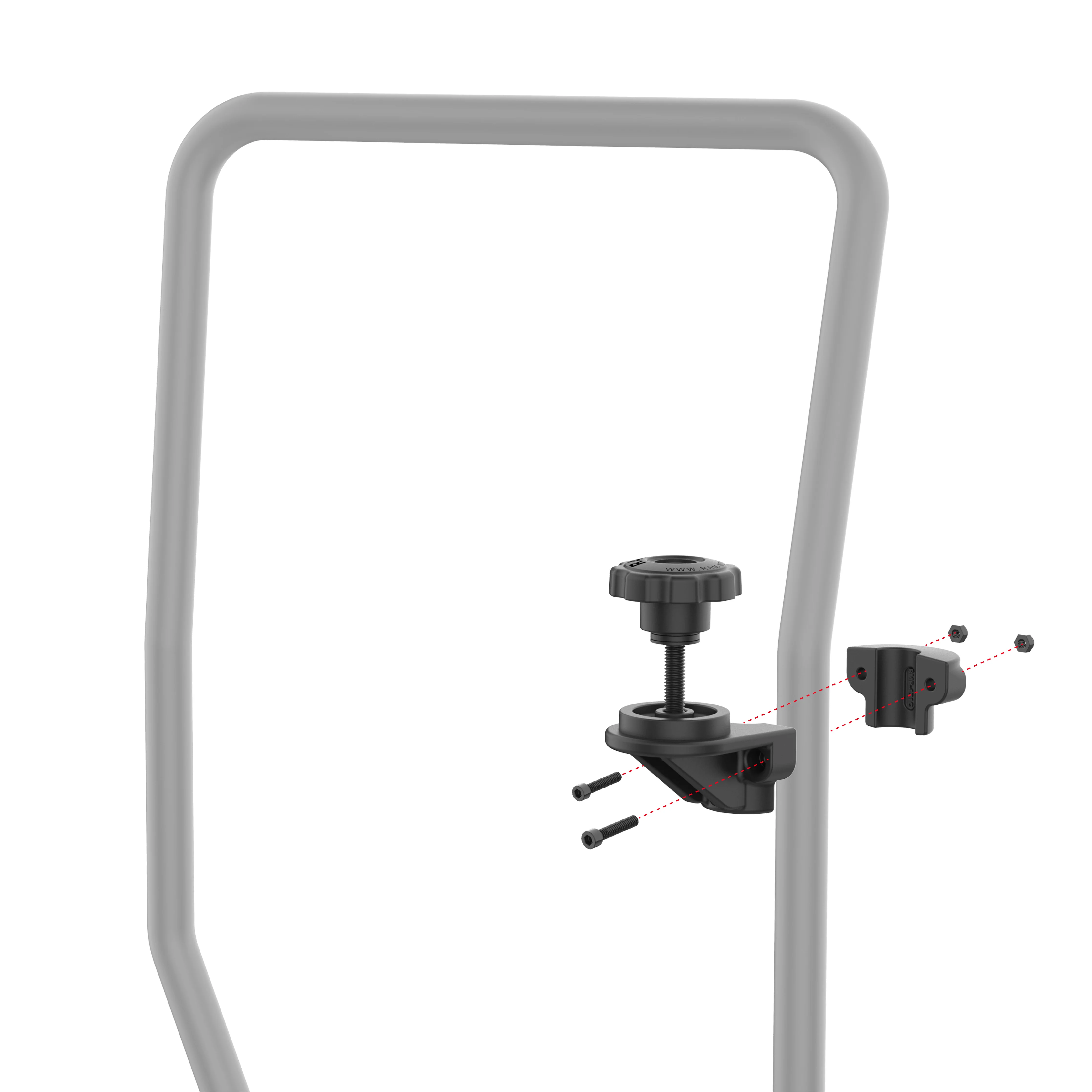 RAM® 90-Degree Swing Arm Flange Base for Tough-Bar™ - Image 3