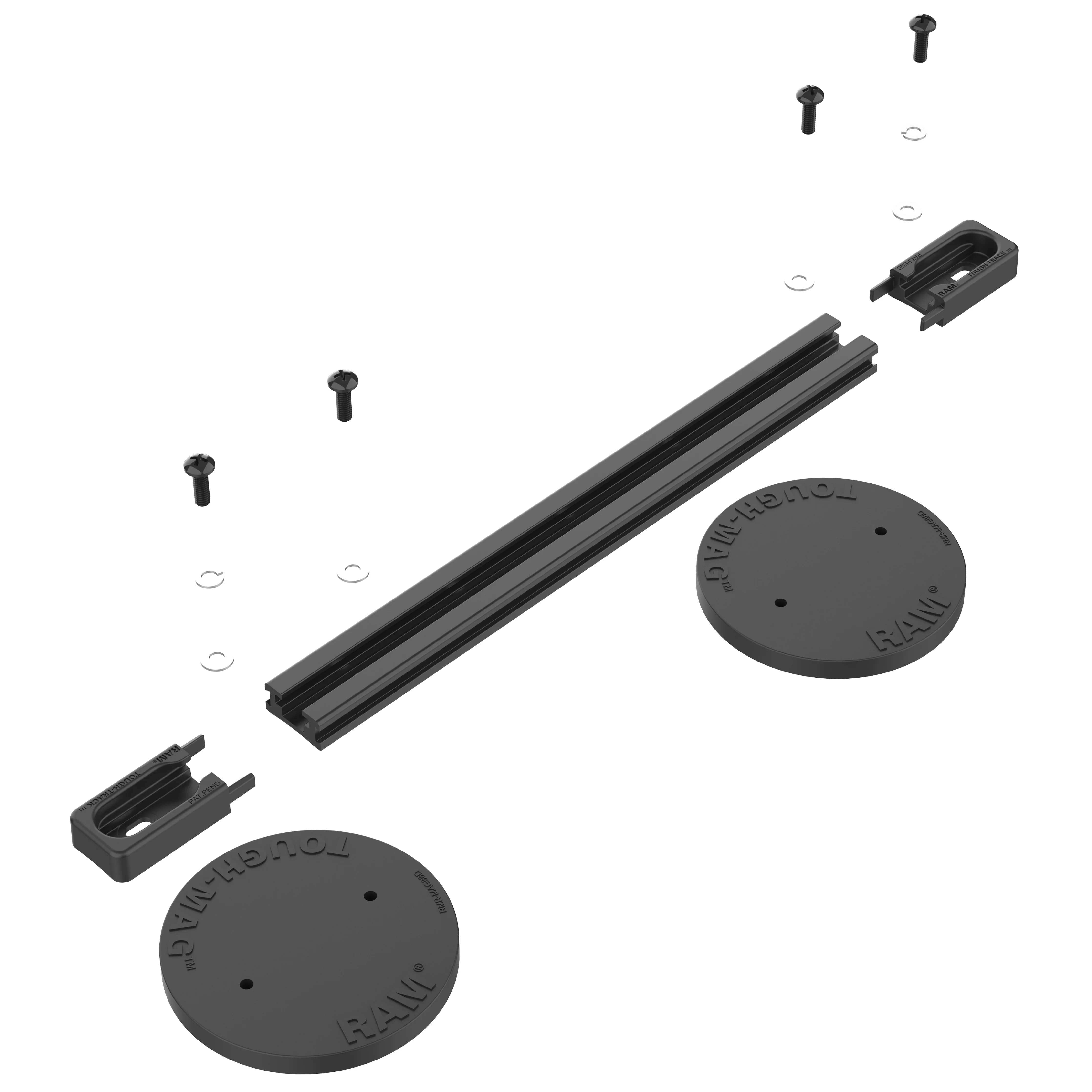 RAM® Tough-Track™ with Tough-Mag™ Heavy Duty Magnetic Track System - Image 2