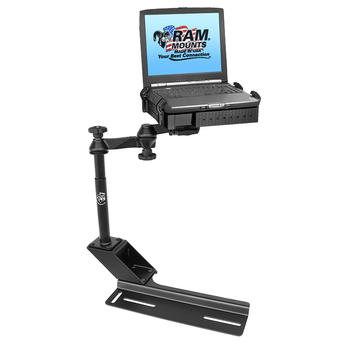 RAM® No-Drill™ Laptop Mount for '03-06 Dodge Sprinter van + More - Image 2