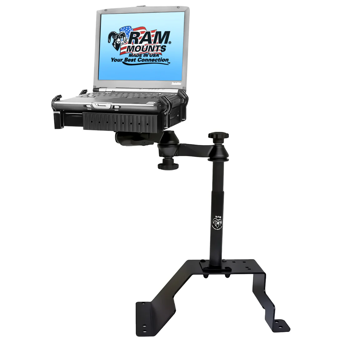 RAM® No-Drill™ Laptop Mount for '90-95 Chevy Caprice + More