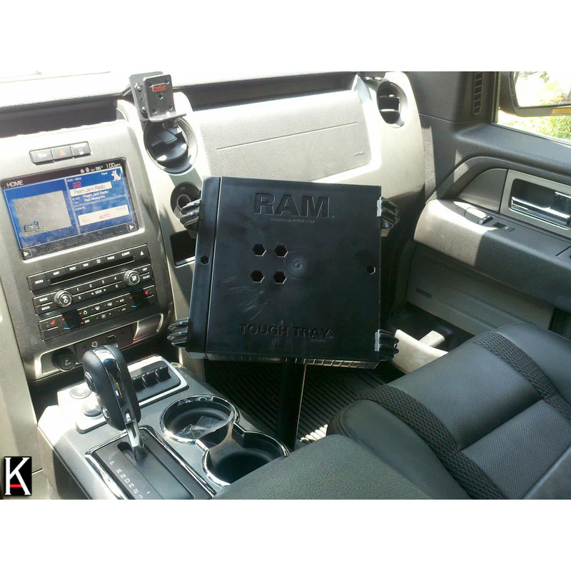 RAM® Laptop Mount with Adjust-A-Pole™ for '04-14 Ford F-150 + More - Image 6