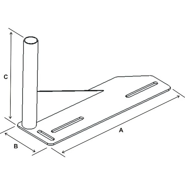 RAM® No-Drill™ Vehicle Welded Base for '91-11 Ford Crown Victoria + More - Image 2