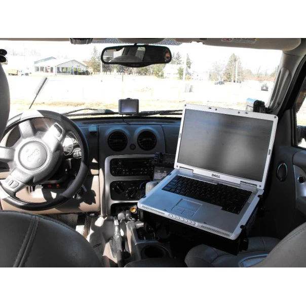 RAM® No-Drill™ Laptop Mount for '02-12 Jeep Liberty + More - Image 5
