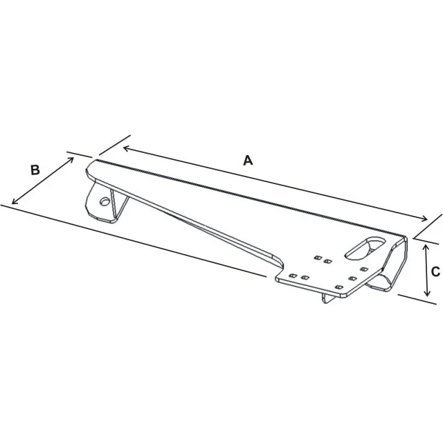 RAM® No-Drill™ Laptop Base for '01-12 Ford Escape + More - Image 2