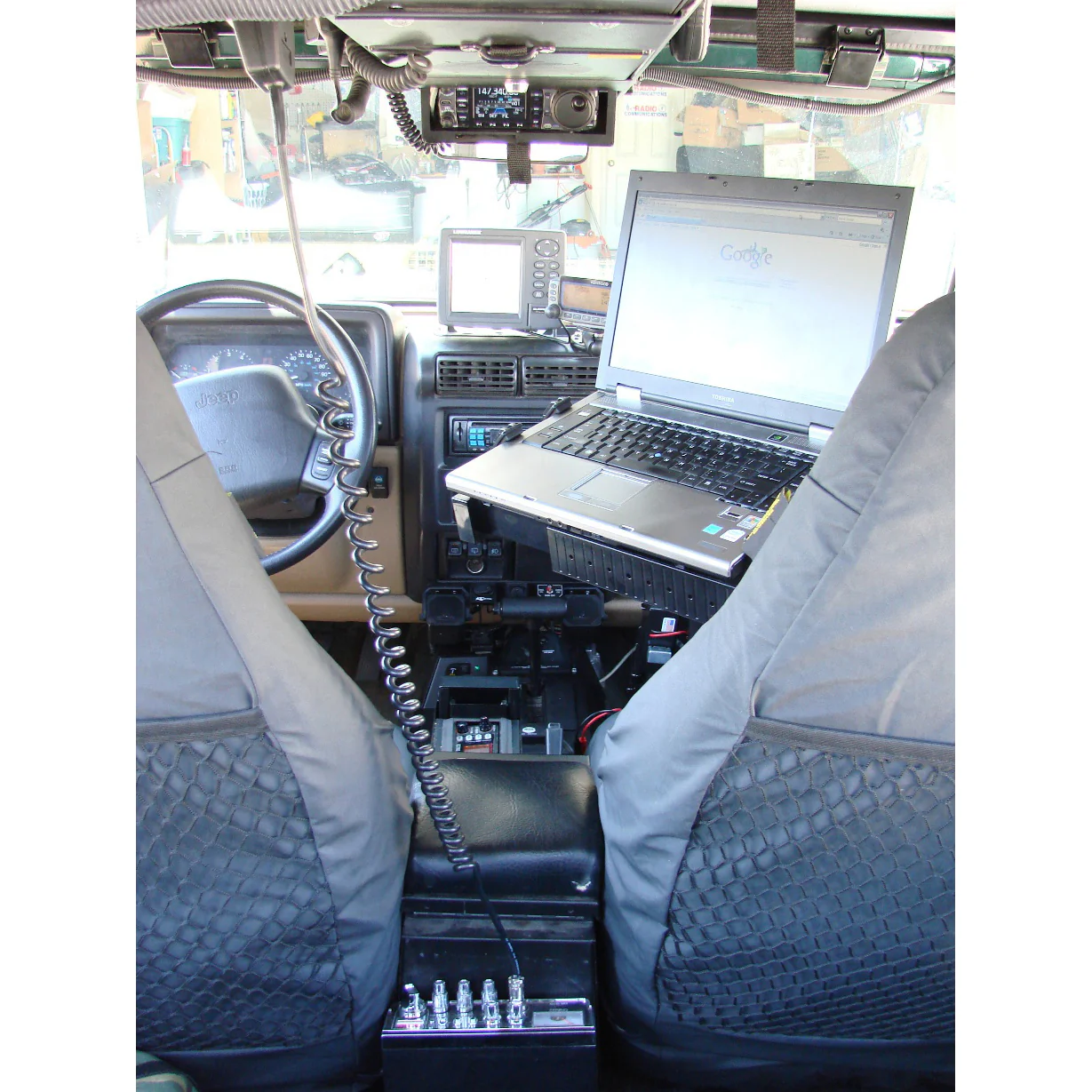 RAM® No-Drill™ Laptop Mount for '07-17 Jeep Wrangler - Image 5