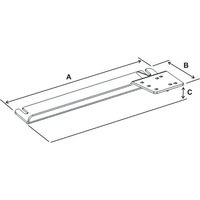 RAM® No-Drill™ Vehicle Base for '10-13 Ford Transit Connect + More - Image 2