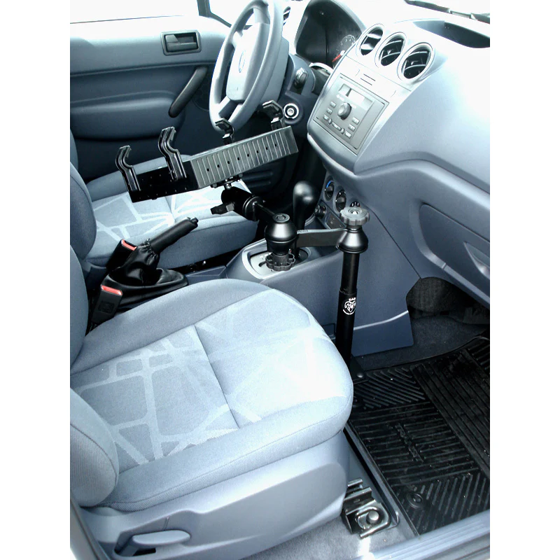 RAM® No-Drill™ Laptop Mount for '10-13 Ford Transit Connect + More - Image 4