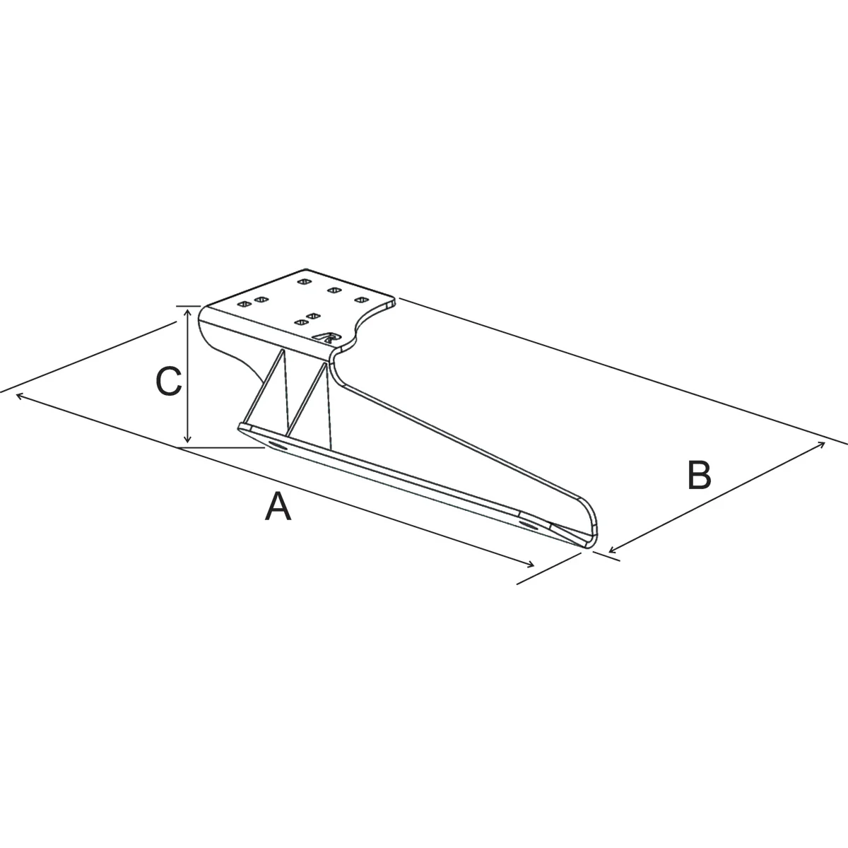 RAM® No-Drill™ Vehicle Base for '99-16 Ford F-250 - 750 + More - Image 2