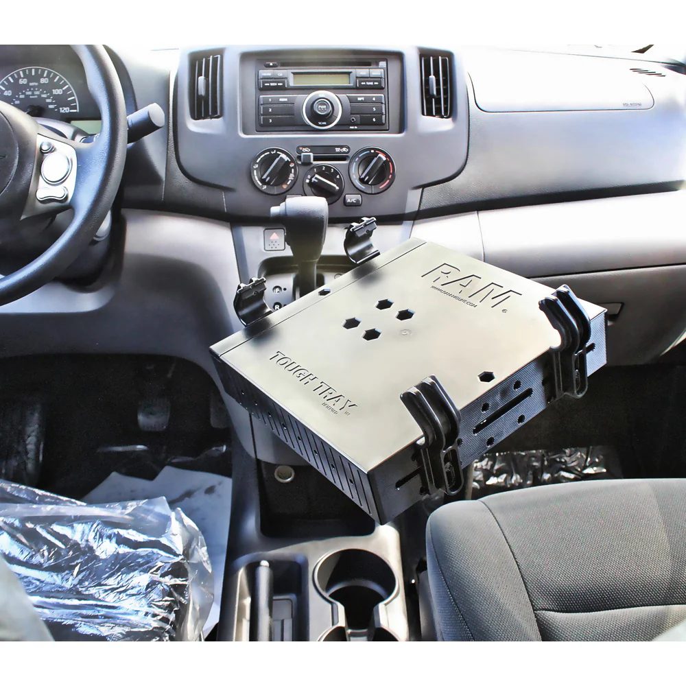 RAM® No-Drill™ Laptop Mount for '10-21 Nissan NV200 + More - Image 5