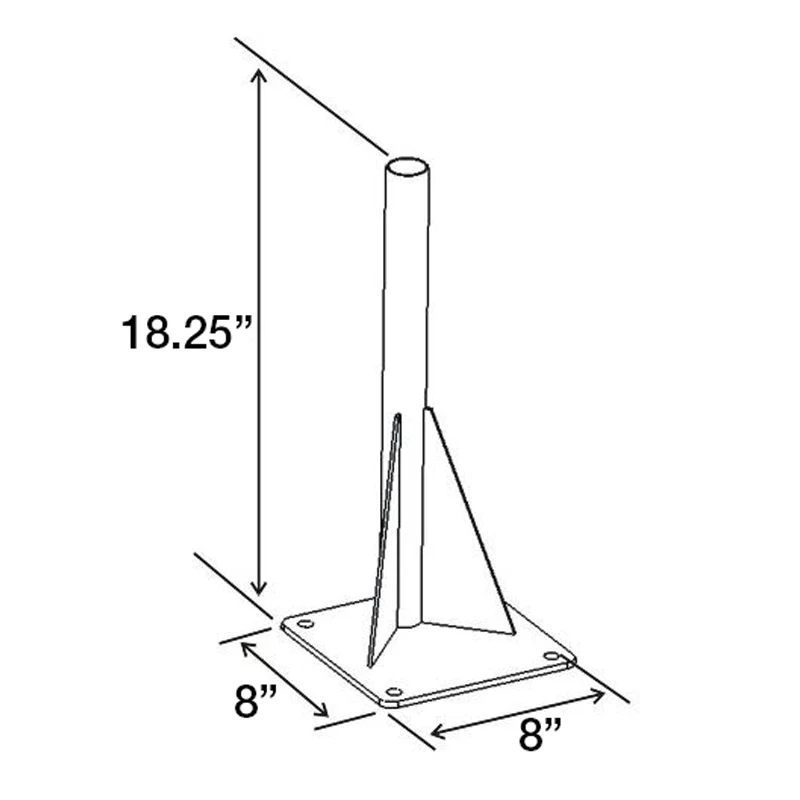 RAM® Universal Drill-Down Vehicle Base with Lower Pole - Image 2