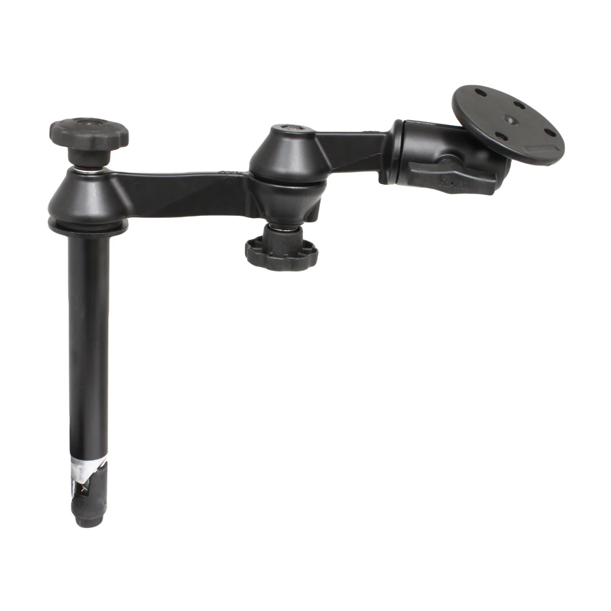 RAM® 8" Upper Pole with Double Swing Arms & Large Round Plate