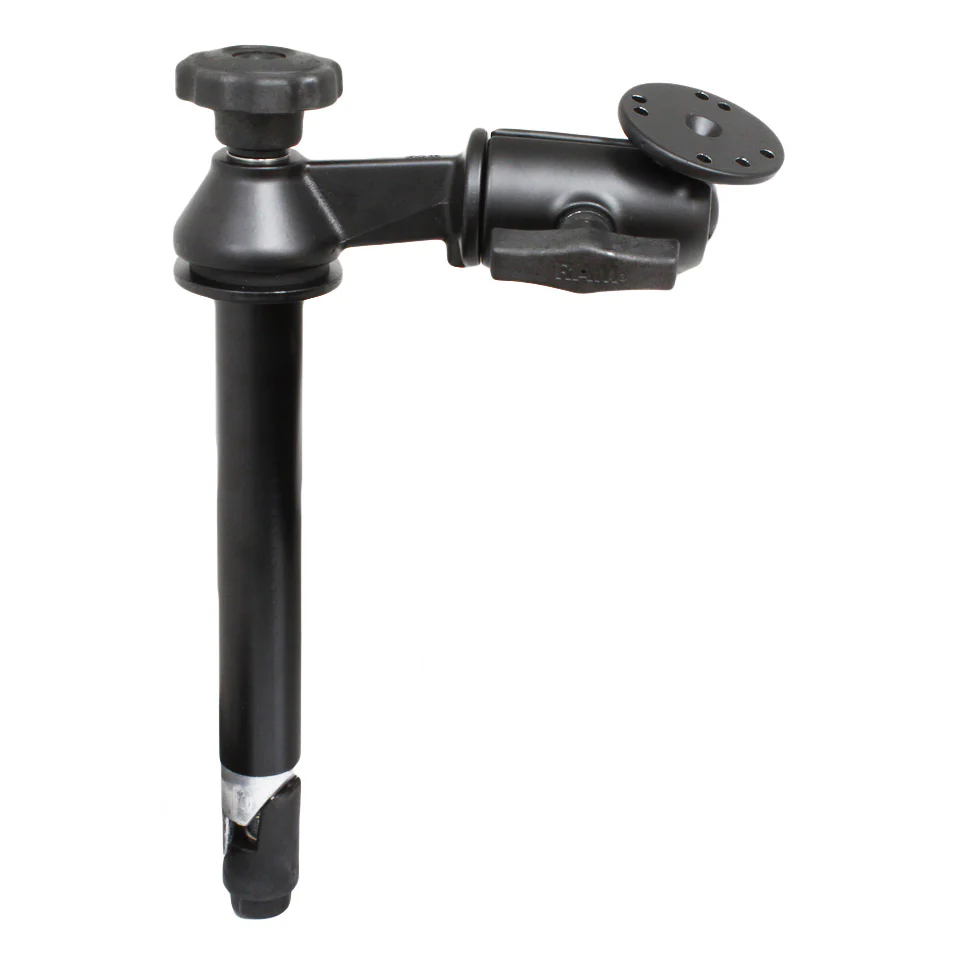 RAM® 8" Upper Pole with Single Swing Arm & Round Plate