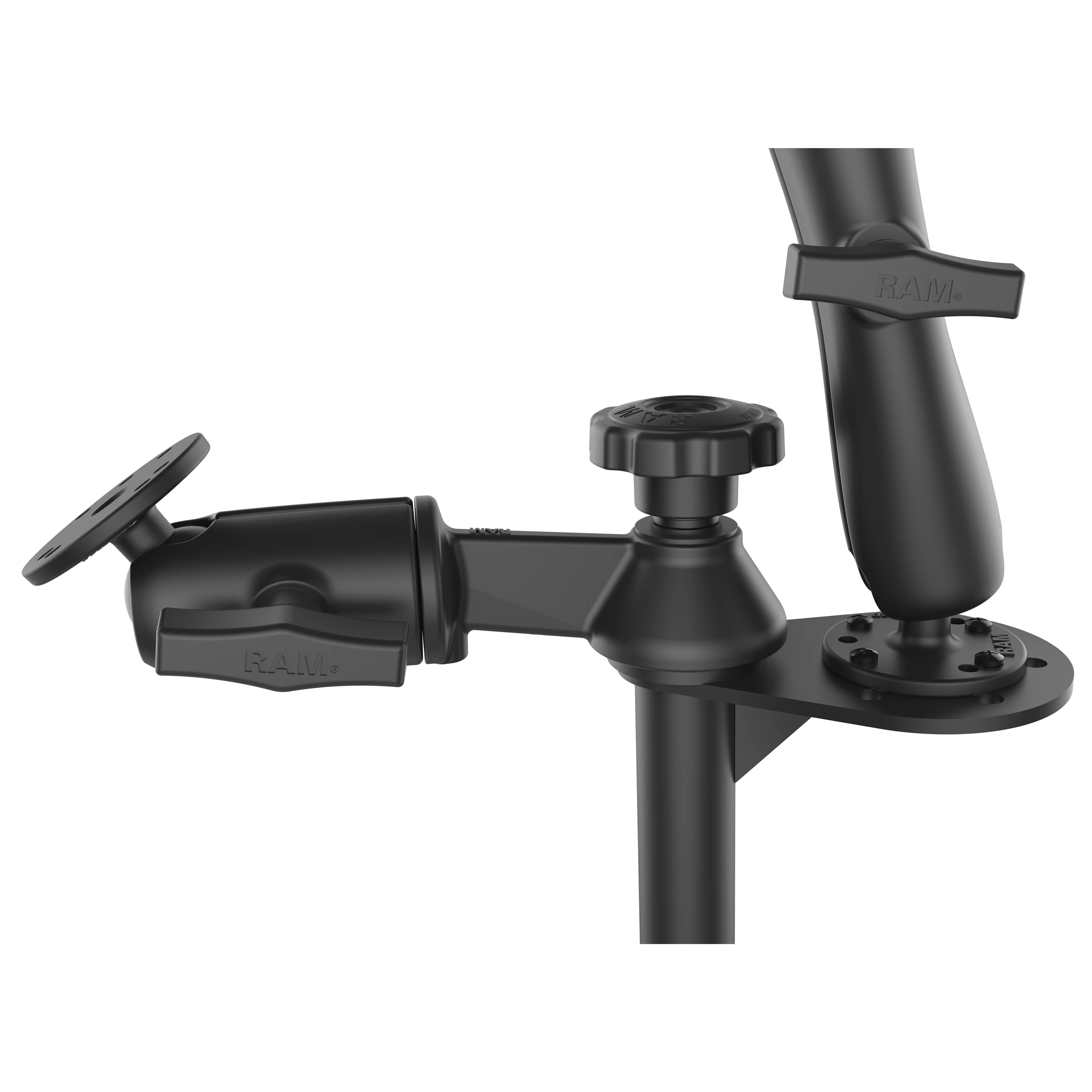 RAM® 8” Upper Pole and Double Ball 75x75mm VESA Mount - Image 2
