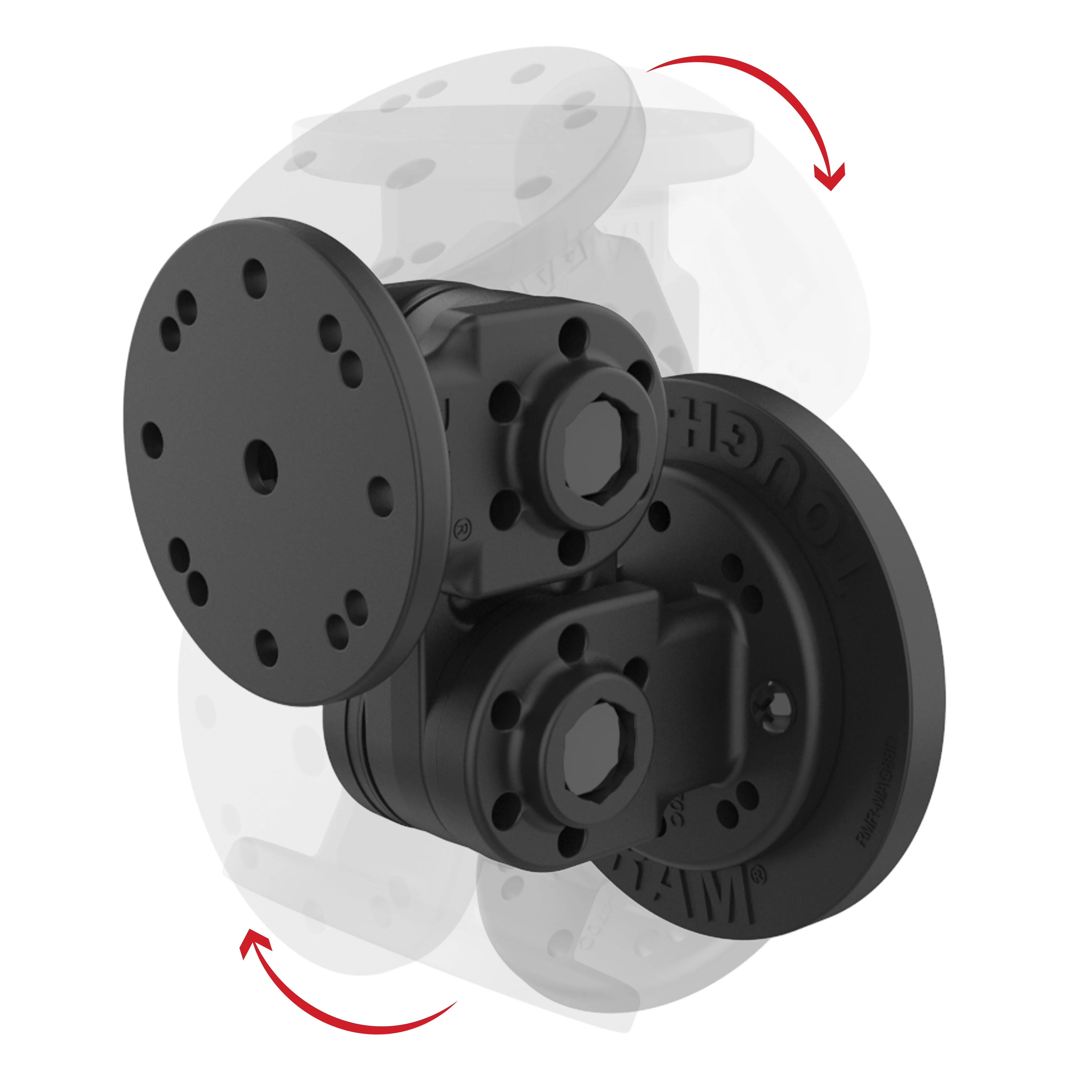 RAM® Dual Straight Pivot Magnetic Mount - Image 2