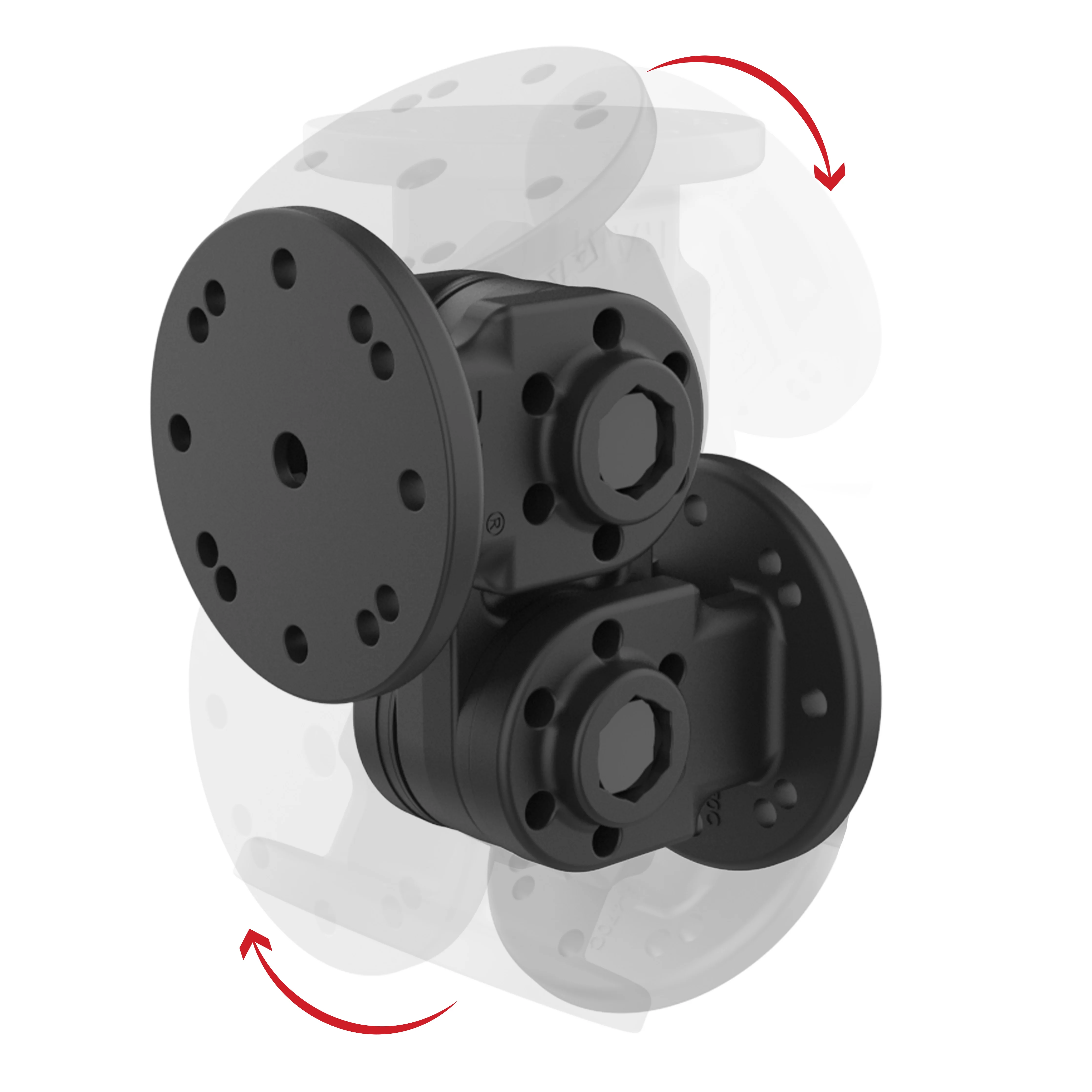 RAM® Dual Straight Pivot Mount - Image 2