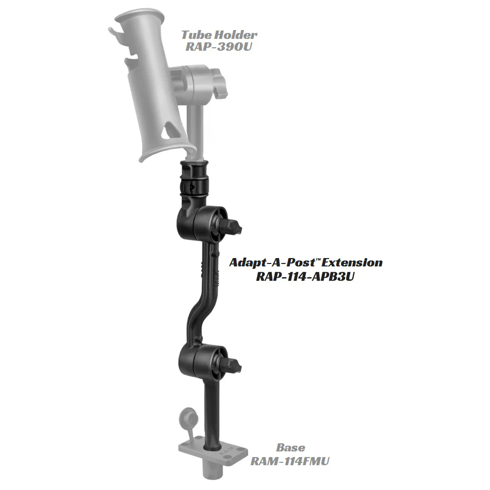RAM® Adapt-A-Post™ with Adjustable 16" Extension Arm - Image 2