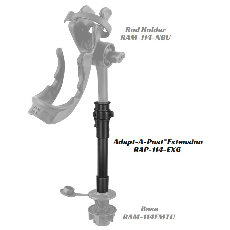 RAM® Adapt-A-Post™ 9" Extension Pole - Image 2