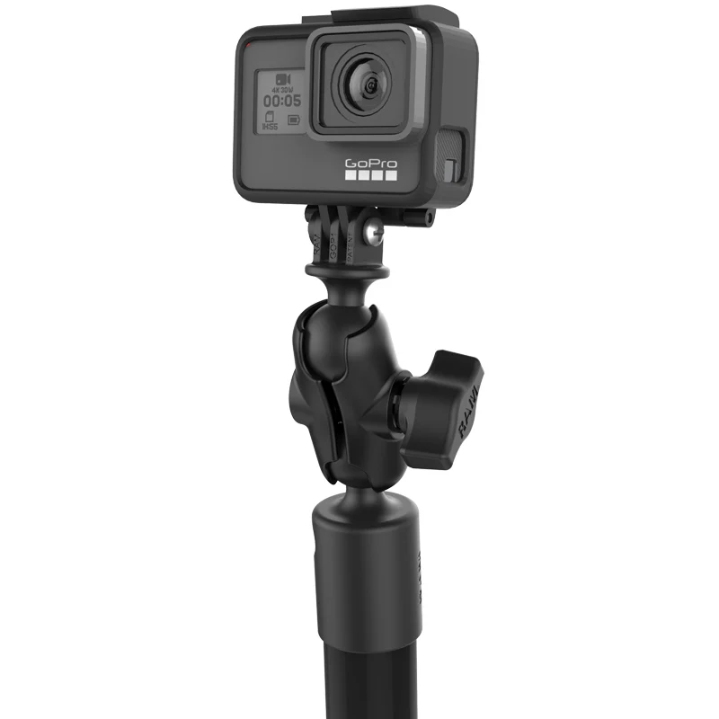 RAM® Twist-Lock™ Suction Mount with 18" Pole & Action Camera Adapter - Image 2