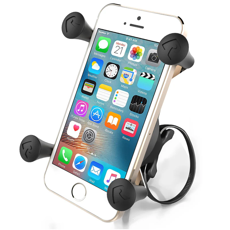 RAM® X-Grip® Phone Mount with RAM® EZ-On/Off™ Bicycle Base - Image 3