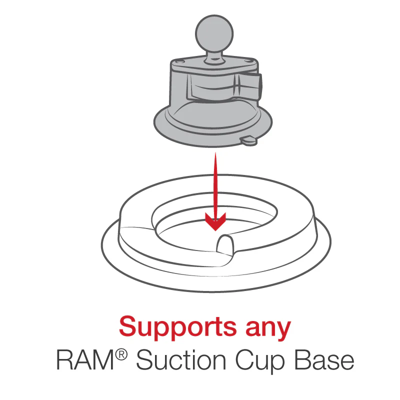 RAM® Portable Friction Dashboard Base - Image 5